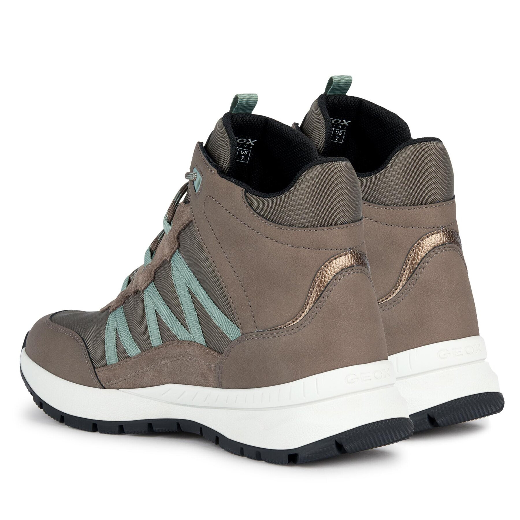 Geox Sneakersy D Braies B Abx D36BEA 011EK C1018 Šedá - Pepit.cz