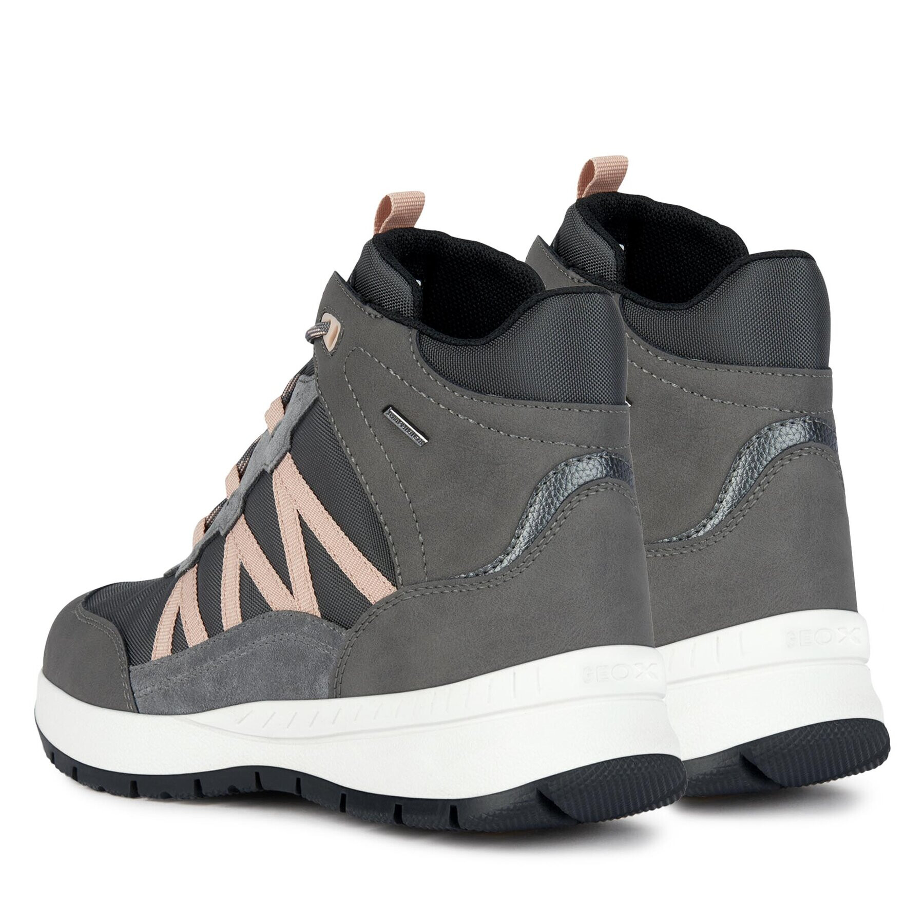 Geox Sneakersy D Braies B Abx D36BEA 011EK C9004 Šedá - Pepit.cz