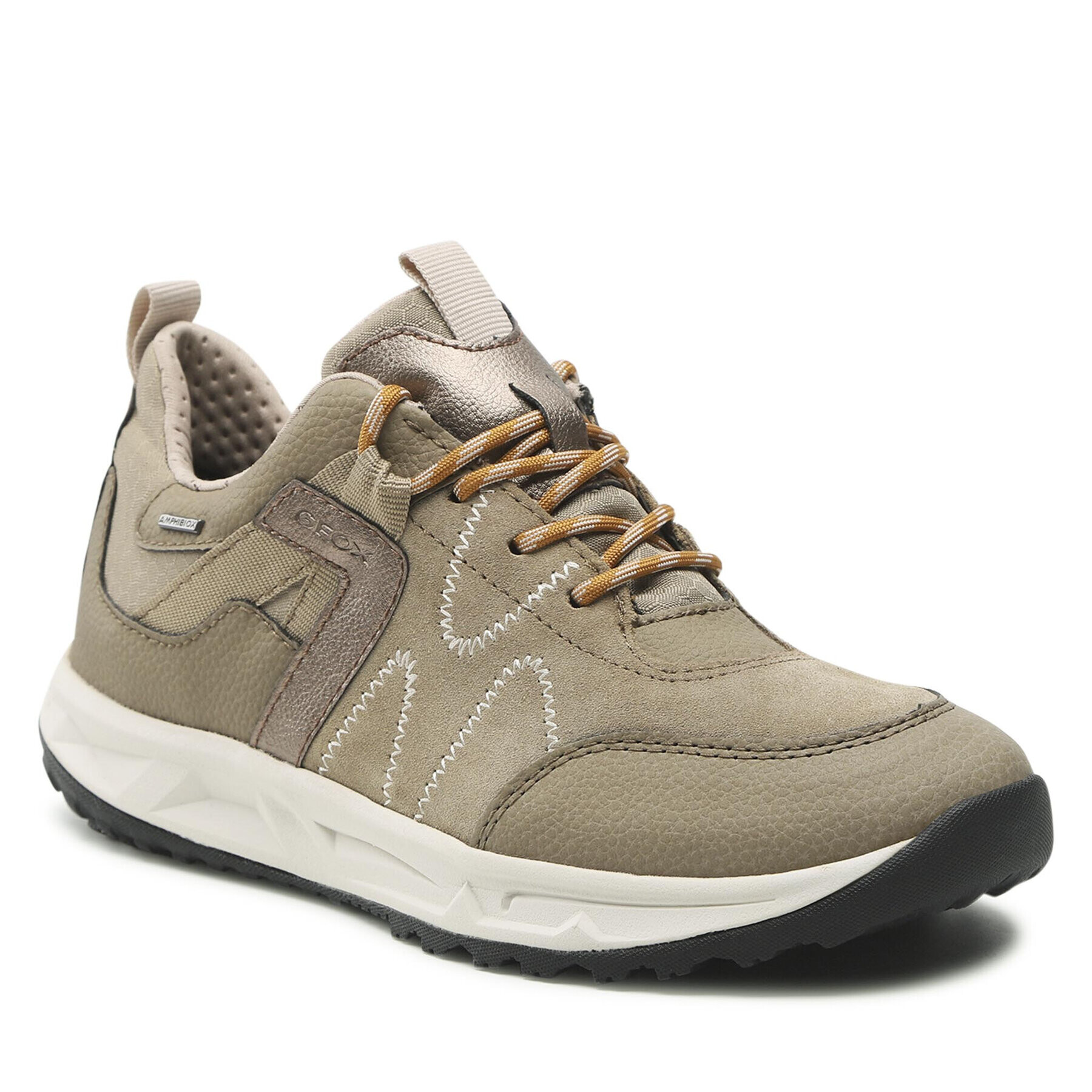 Geox Sneakersy D Delray B Abx A D26BGA 022FU C3391 Khaki - Pepit.cz