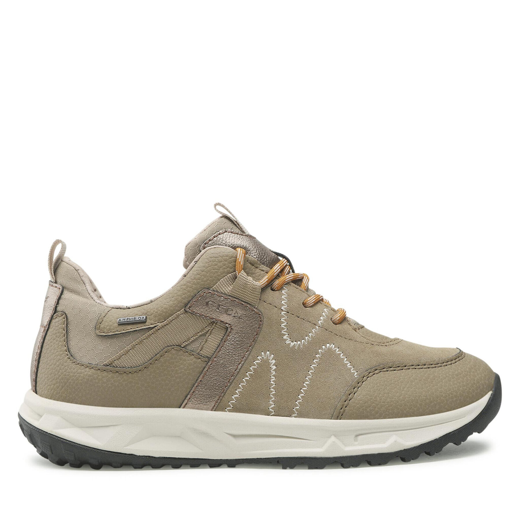 Geox Sneakersy D Delray B Abx A D26BGA 022FU C3391 Khaki - Pepit.cz