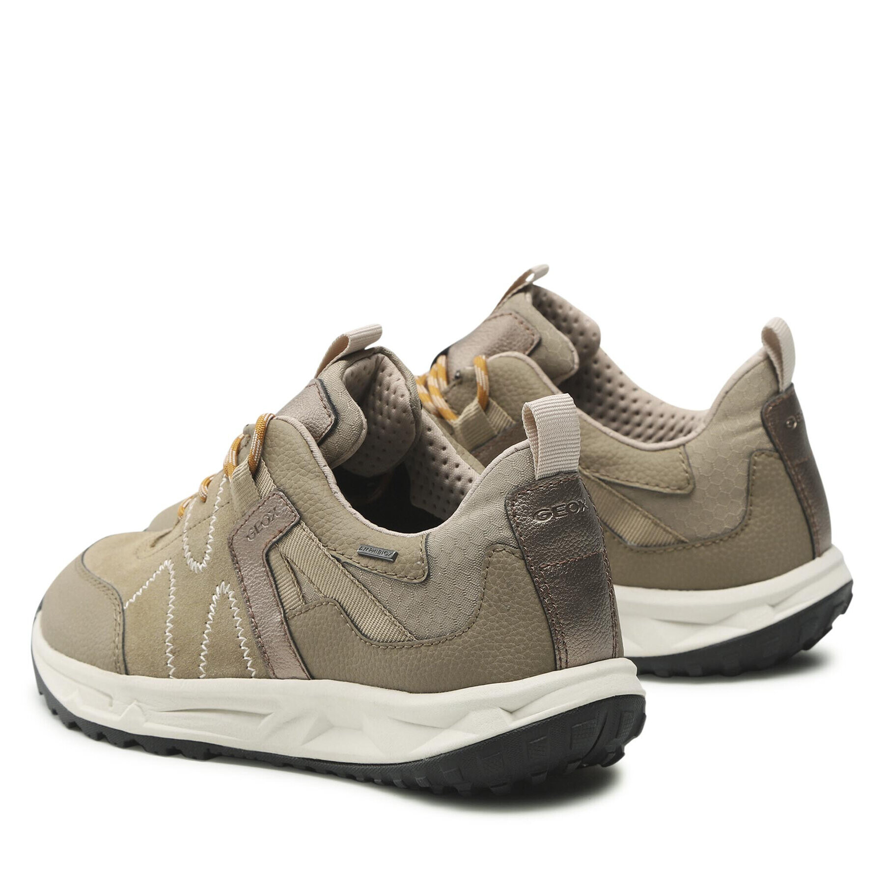 Geox Sneakersy D Delray B Abx A D26BGA 022FU C3391 Khaki - Pepit.cz