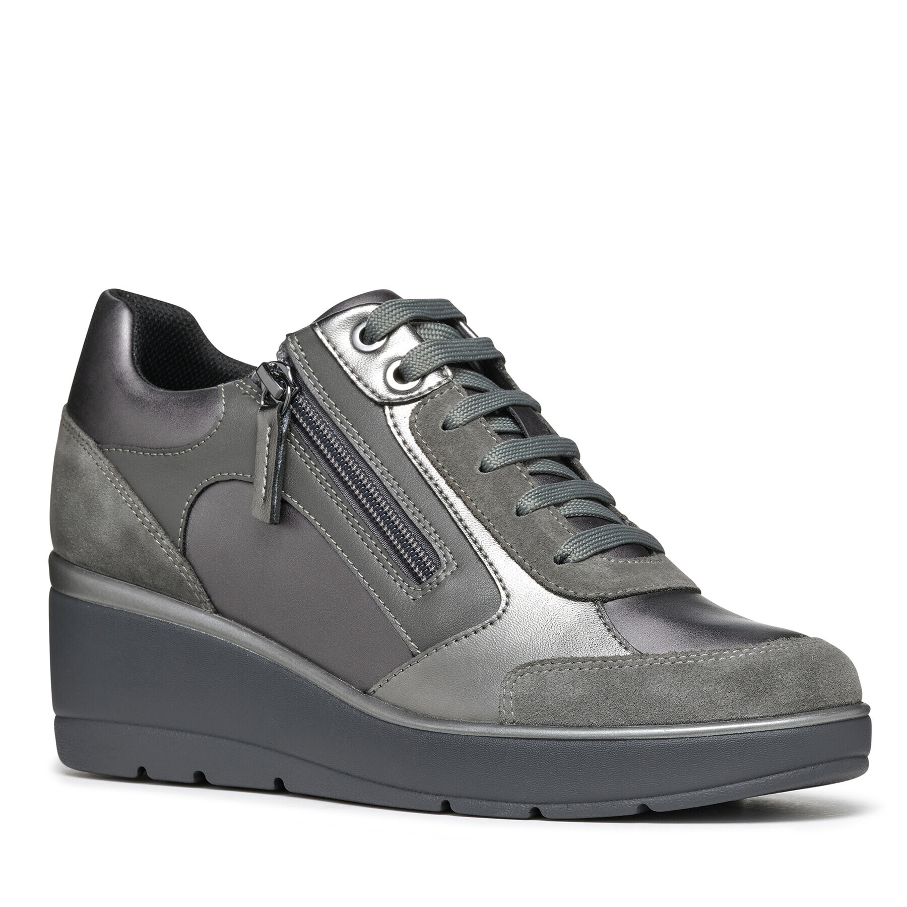 Geox Sneakersy D Ilde D36RAC 0BN22 C9371 Šedá - Pepit.cz