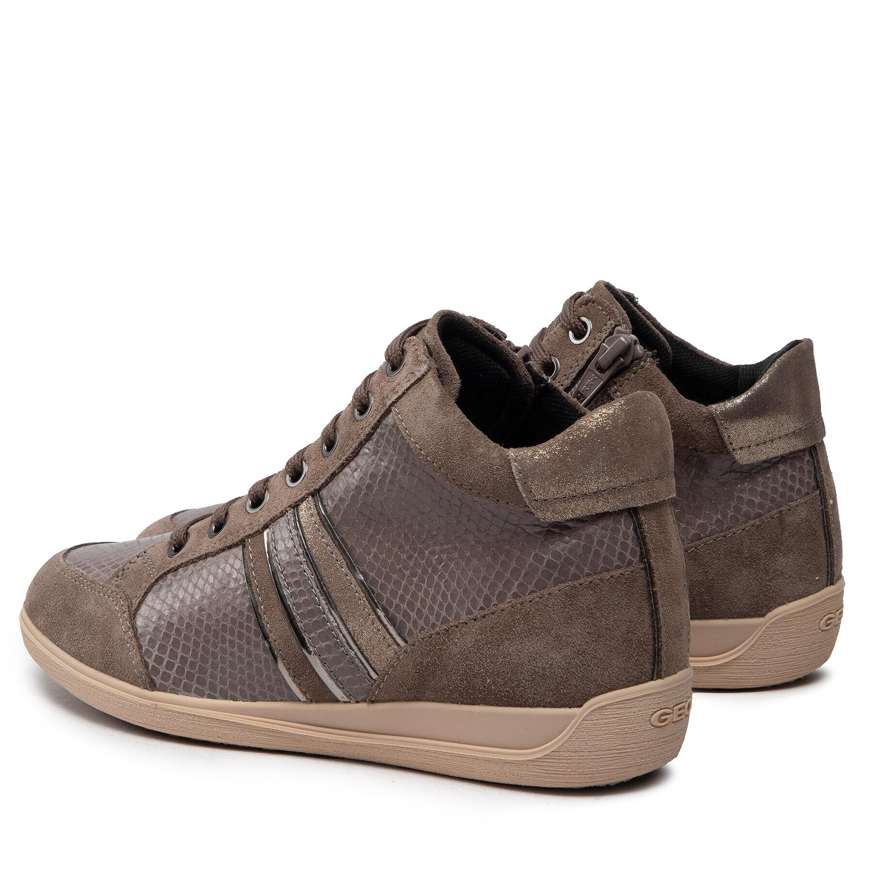 Geox Sneakersy D Myria B D2668B 04122 C6226 Šedá - Pepit.cz