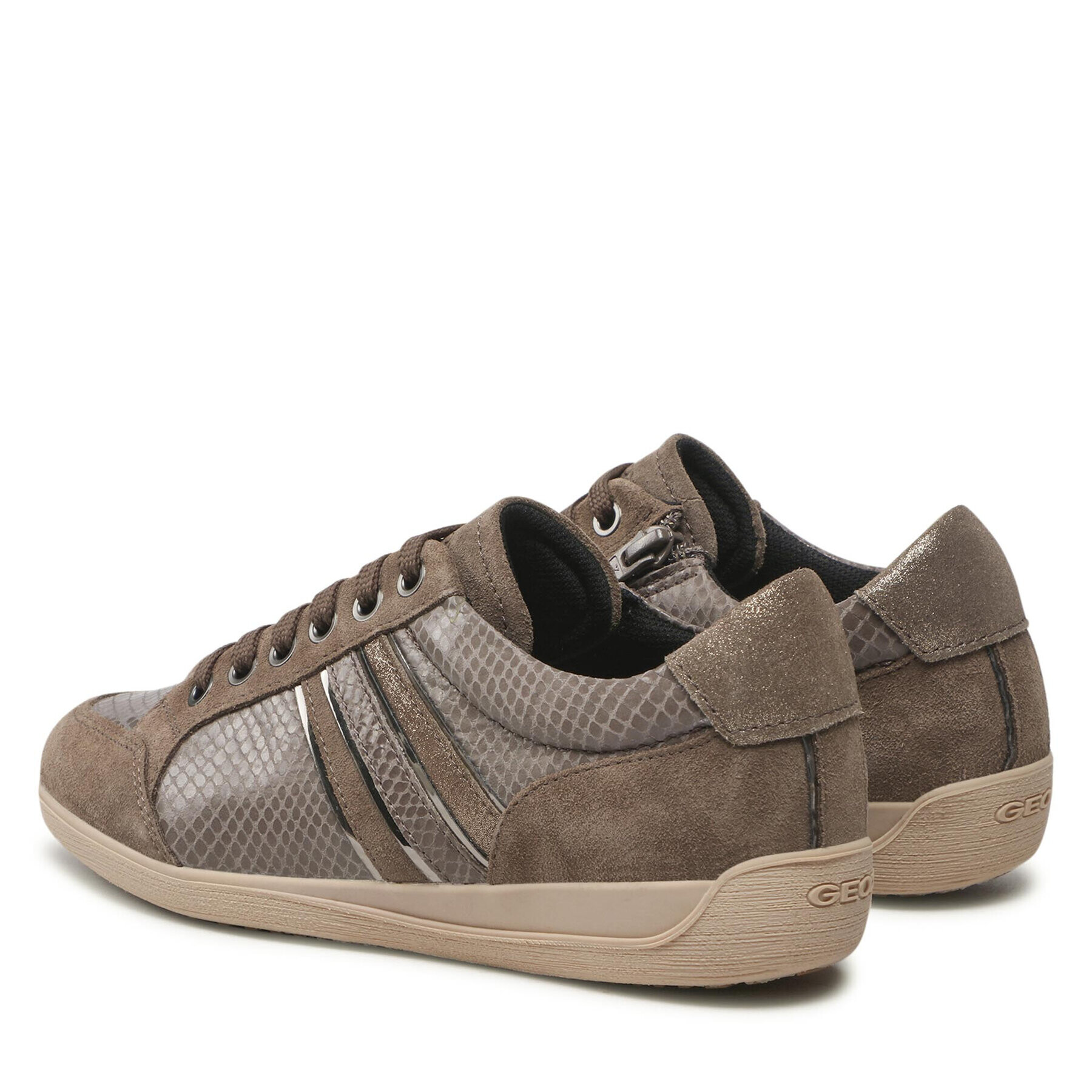 Geox Sneakersy D Myria C D2668C 04122 C6226 Hnědá - Pepit.cz