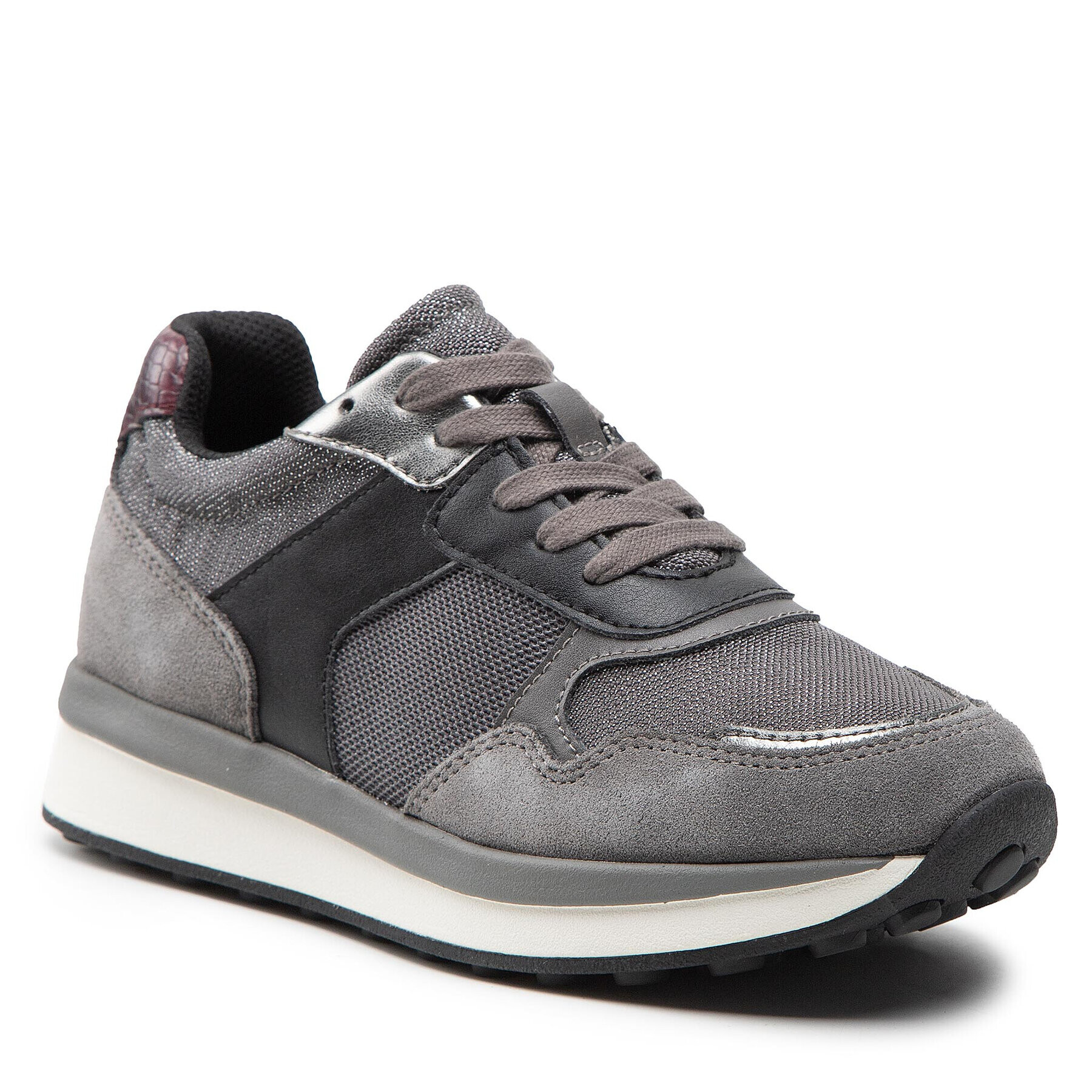 Geox Sneakersy D Runntix B-D25RRB 0AS22 C9002 Šedá - Pepit.cz