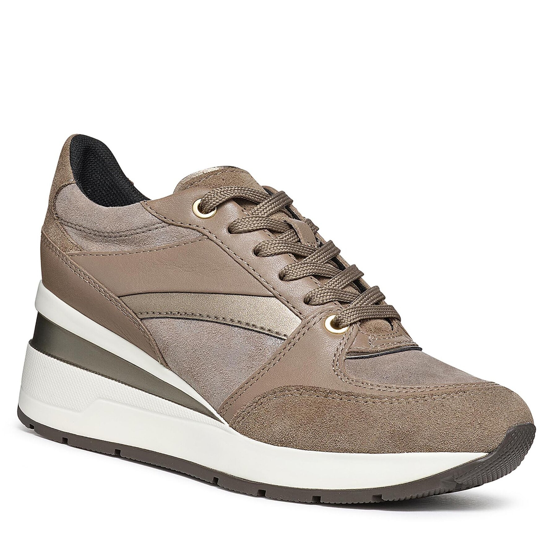 Geox Sneakersy D Zosma D368LA 085TC C6692 Šedá - Pepit.cz