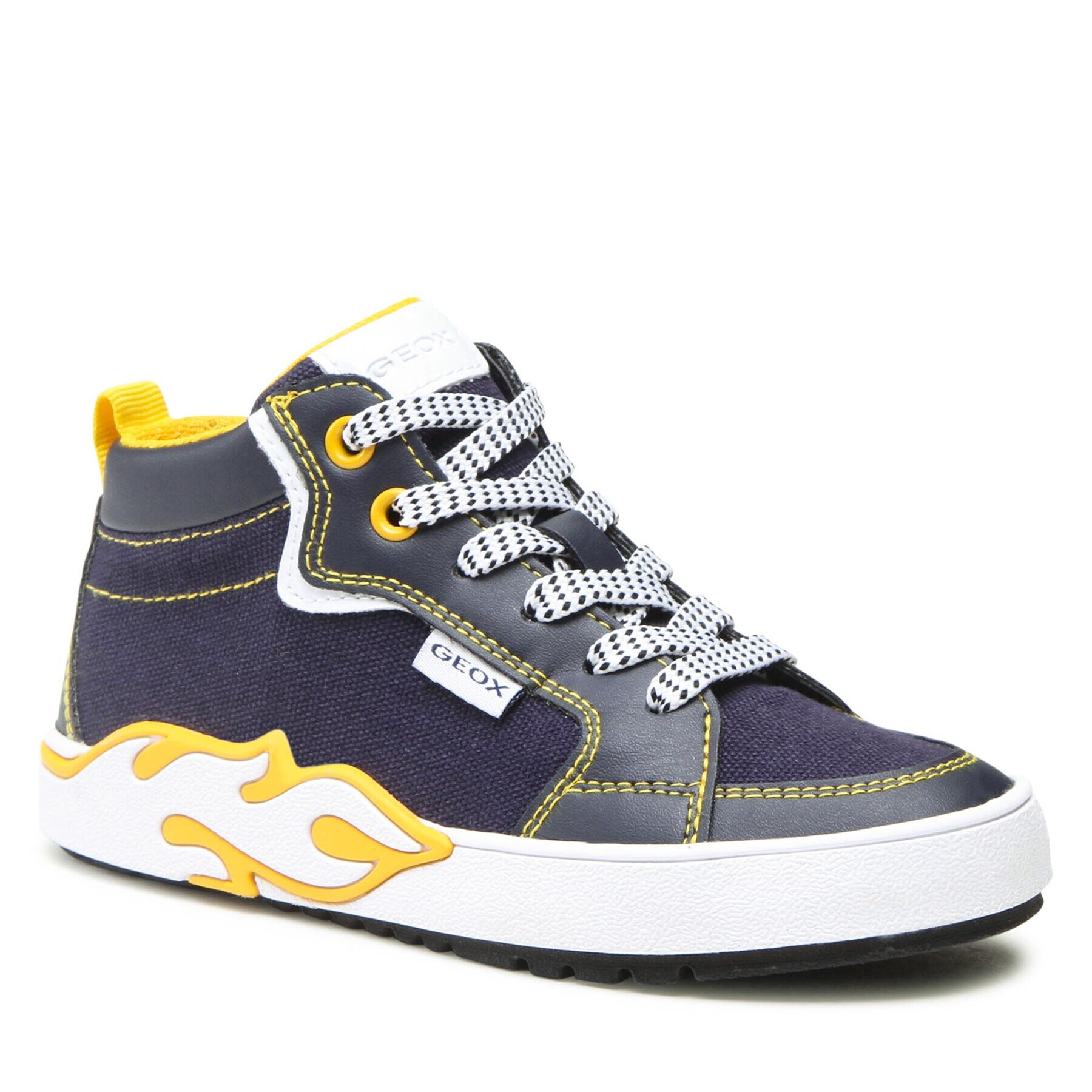 Geox Sneakersy J Alphabeet Boy J35HLF01054C0657 S Tmavomodrá - Pepit.cz