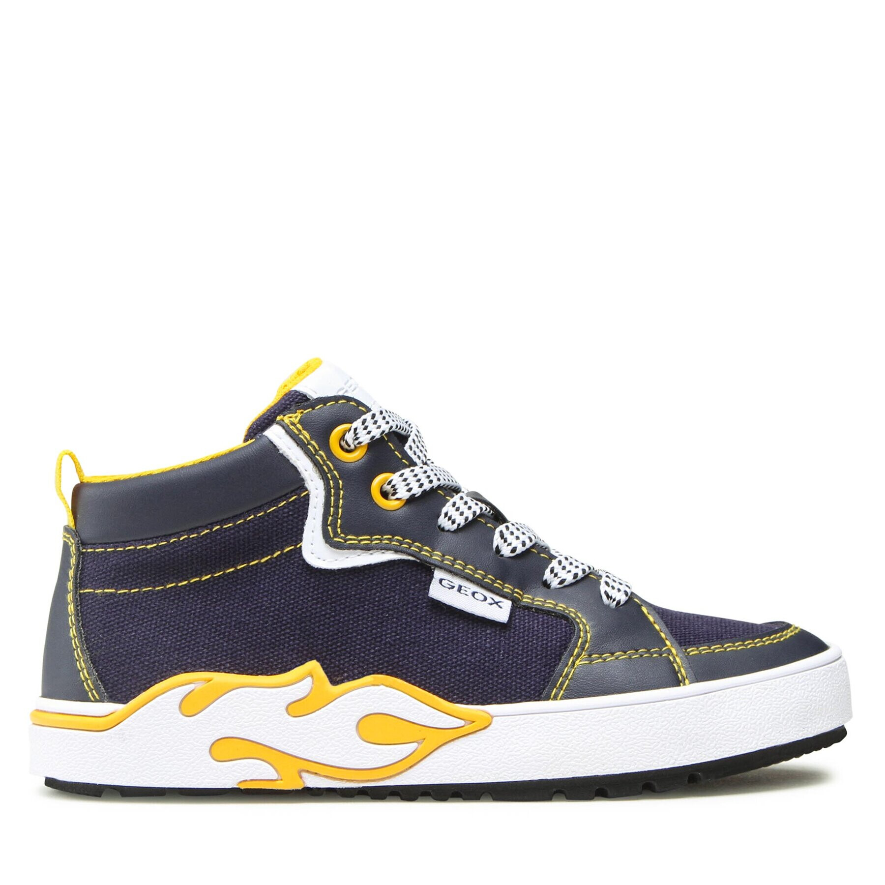 Geox Sneakersy J Alphabeet Boy J35HLF01054C0657 S Tmavomodrá - Pepit.cz