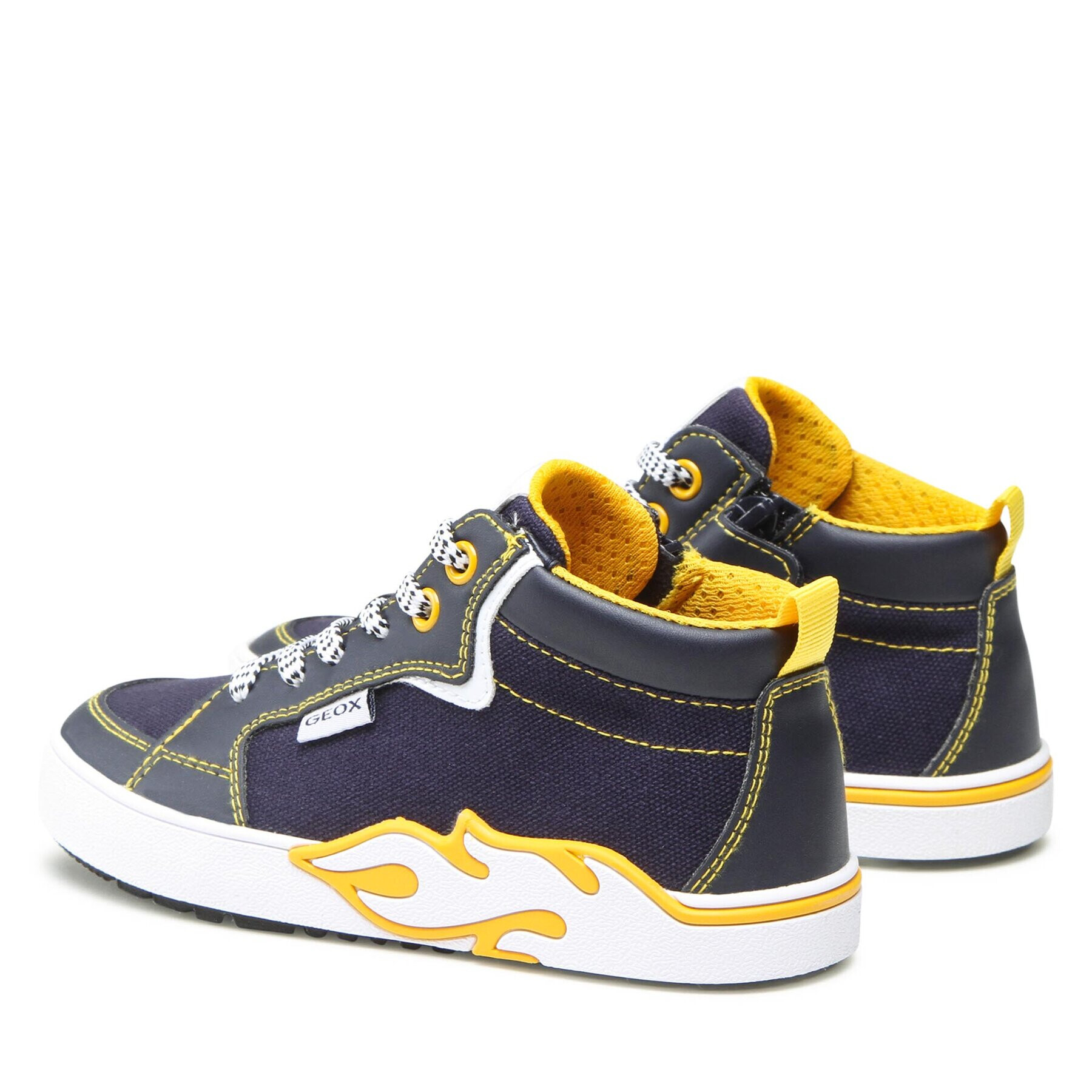 Geox Sneakersy J Alphabeet Boy J35HLF01054C0657 S Tmavomodrá - Pepit.cz