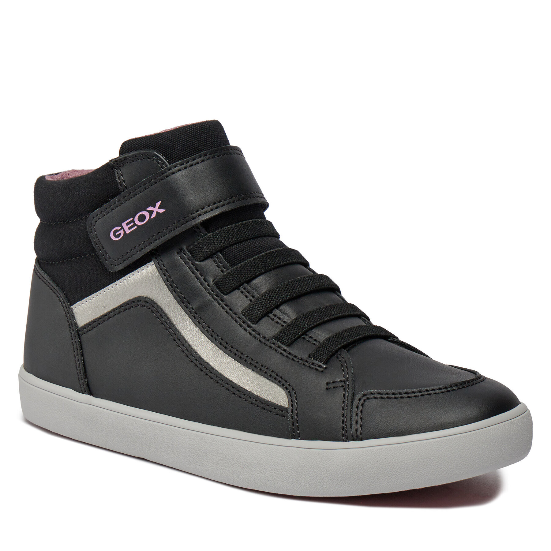 Geox Sneakersy J Gisli Girl J364NC 05410 C9999 S Černá - Pepit.cz