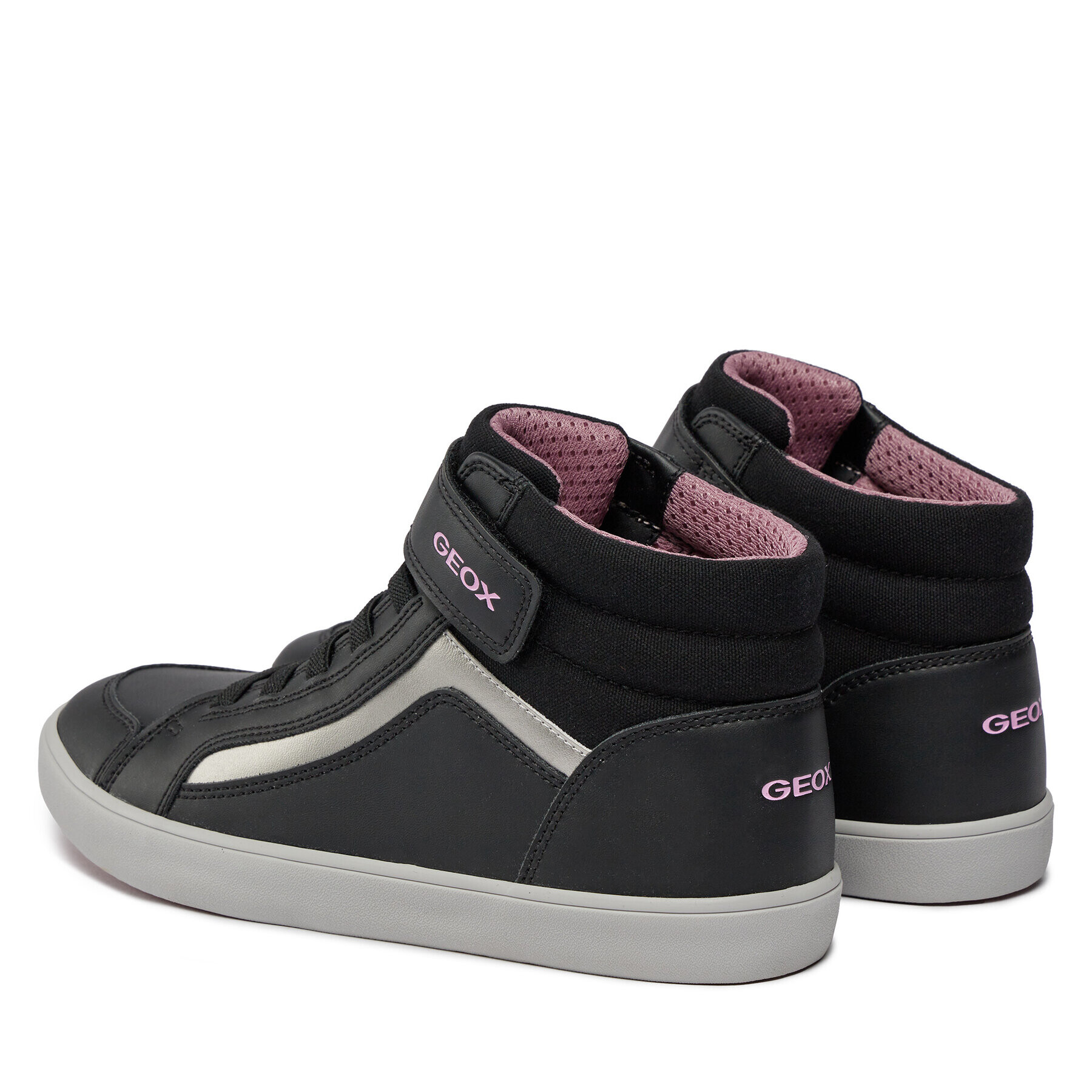 Geox Sneakersy J Gisli Girl J364NC 05410 C9999 S Černá - Pepit.cz