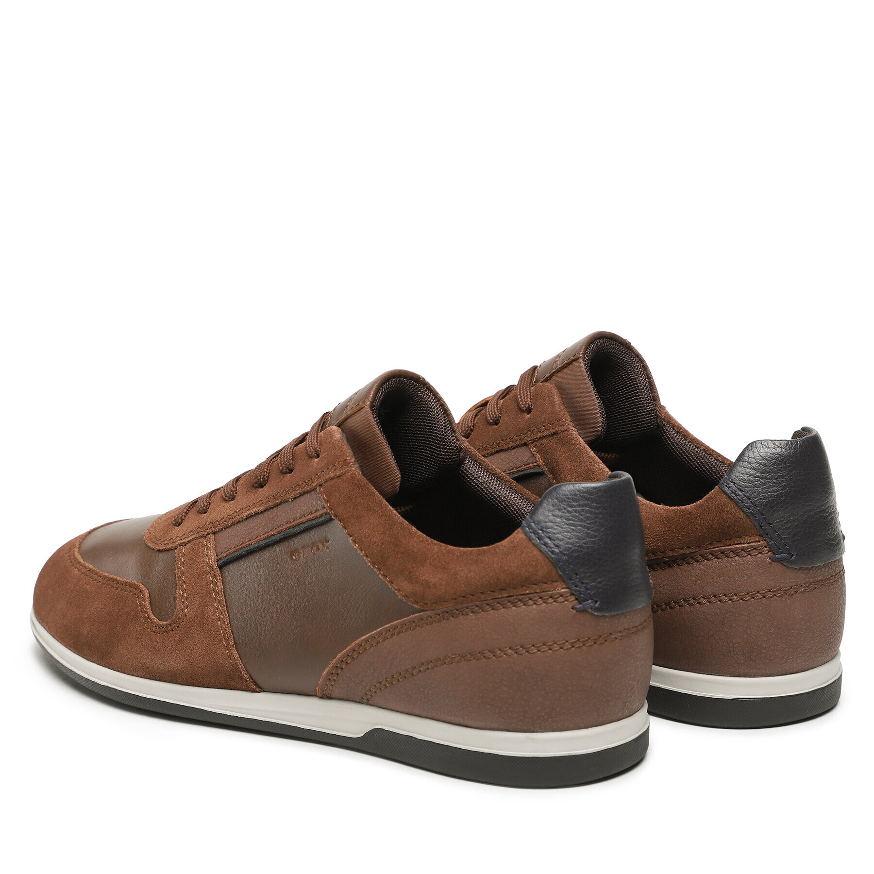 Geox Sneakersy U Renan U364GA 022CL C6003 Hnědá - Pepit.cz