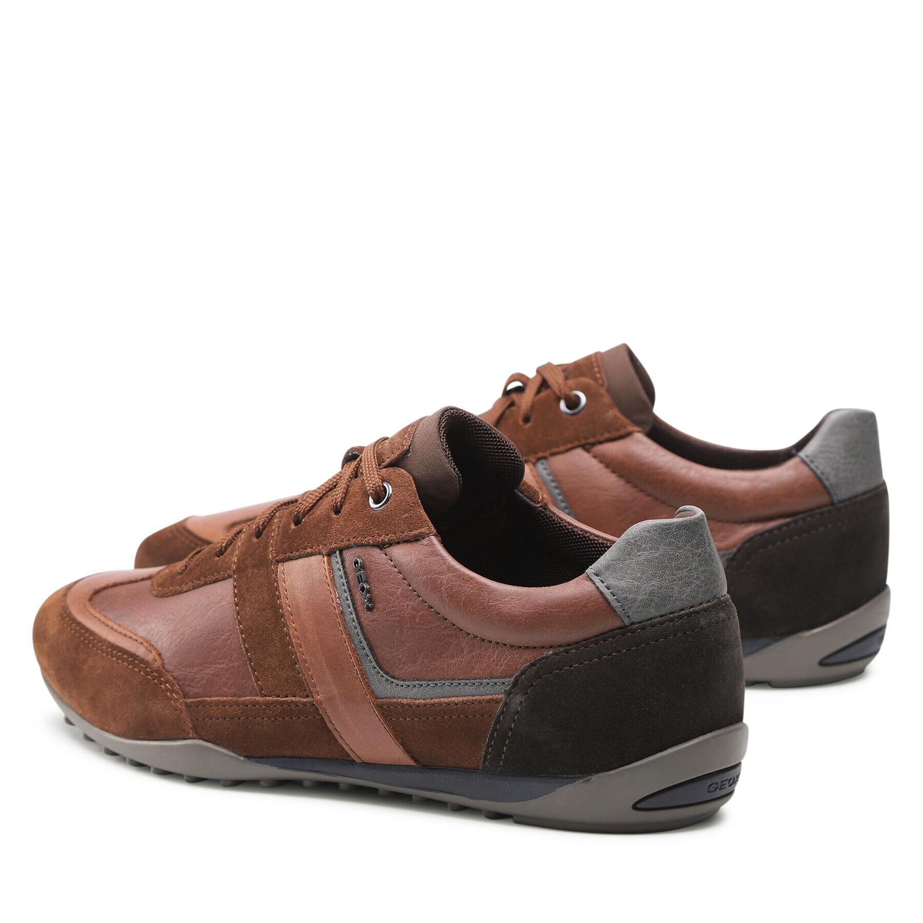 Geox Sneakersy U Wells B U25T5B 022PT C6003 Hnědá - Pepit.cz