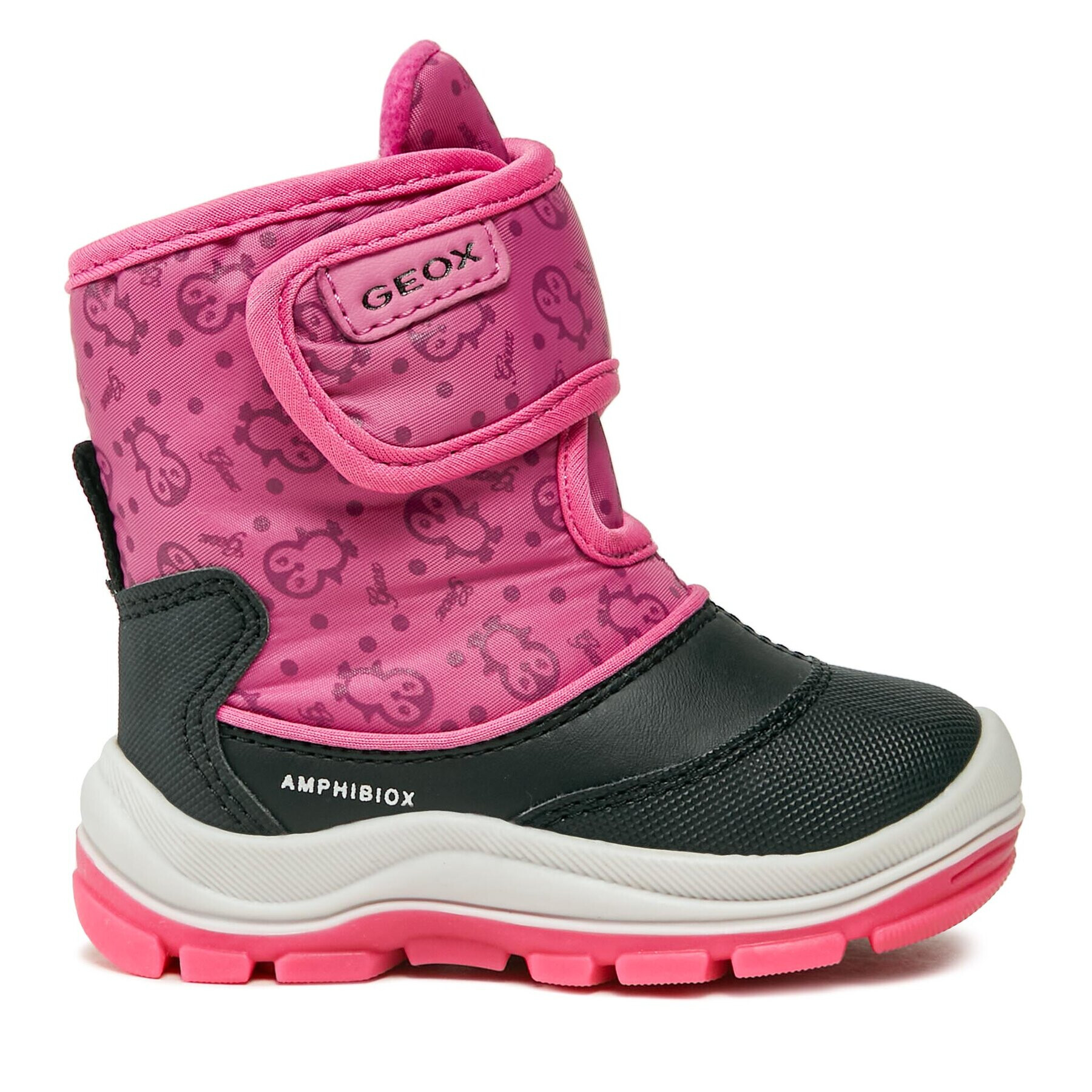 Geox Sněhule B Flanfil Girl B Abx B263WG 0BCMN C0922 M Černá - Pepit.cz