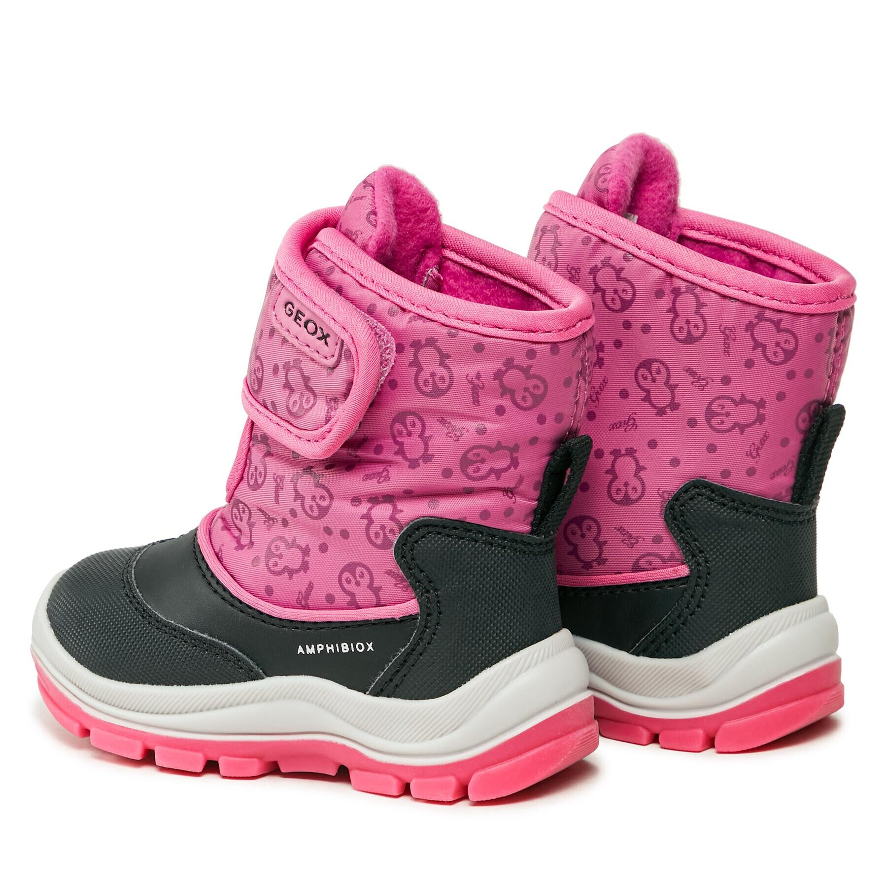 Geox Sněhule B Flanfil Girl B Abx B263WG 0BCMN C0922 M Černá - Pepit.cz