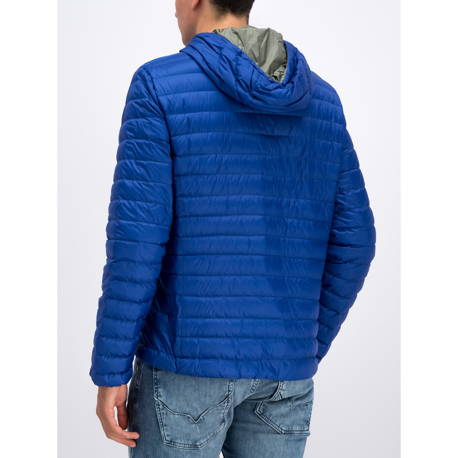 Geox Vatovaná bunda M Warrens Hood Jkt M9225B T2449 F4454 Modrá Regular Fit - Pepit.cz