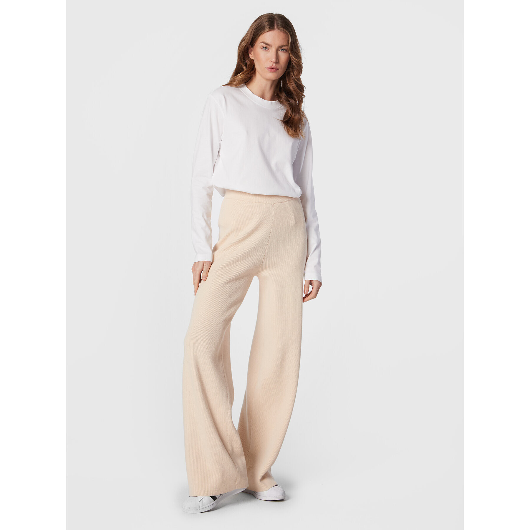 Gina Tricot Halenka Basic 18488 Bílá Regular Fit - Pepit.cz