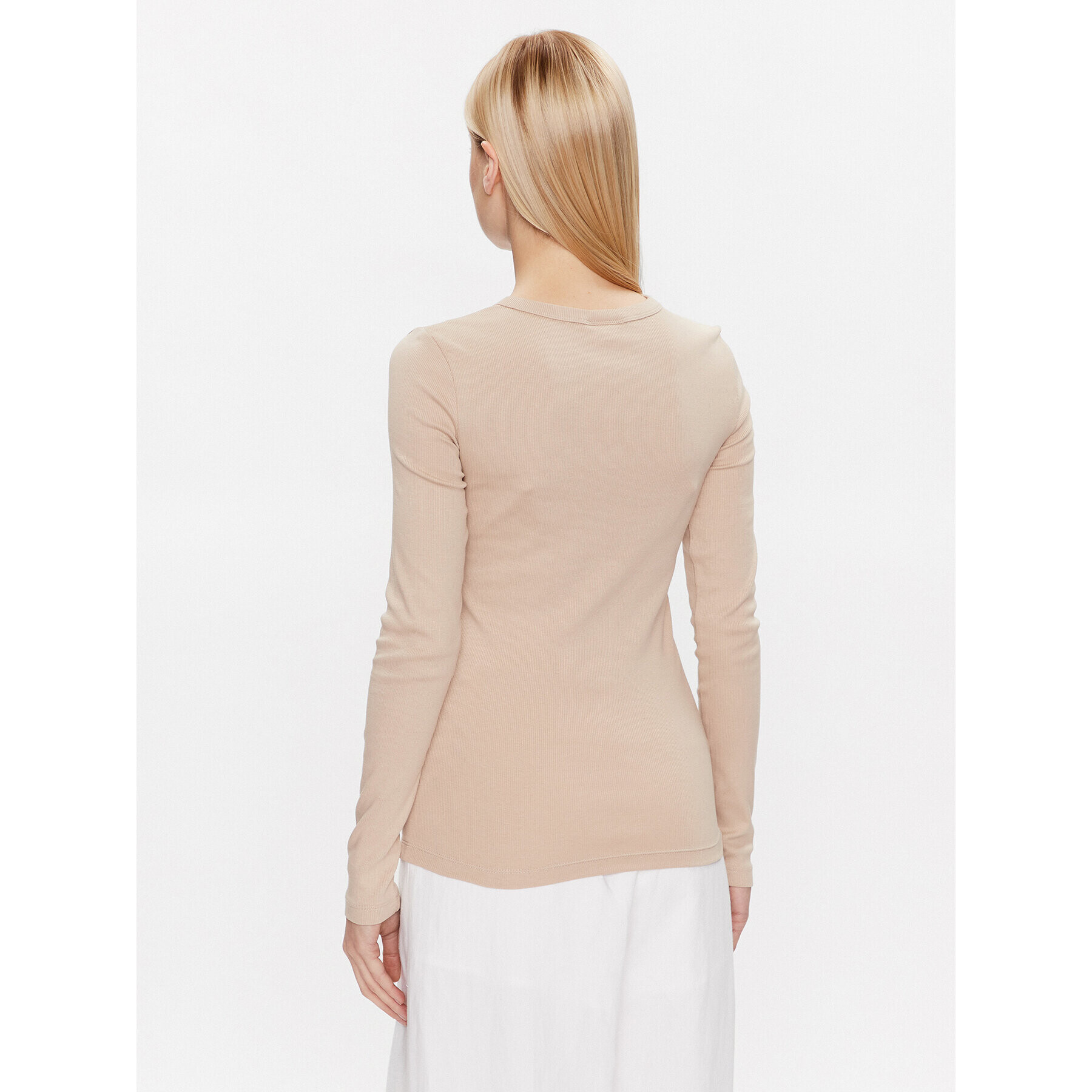 Gina Tricot Halenka Basic 18863 Béžová Slim Fit - Pepit.cz