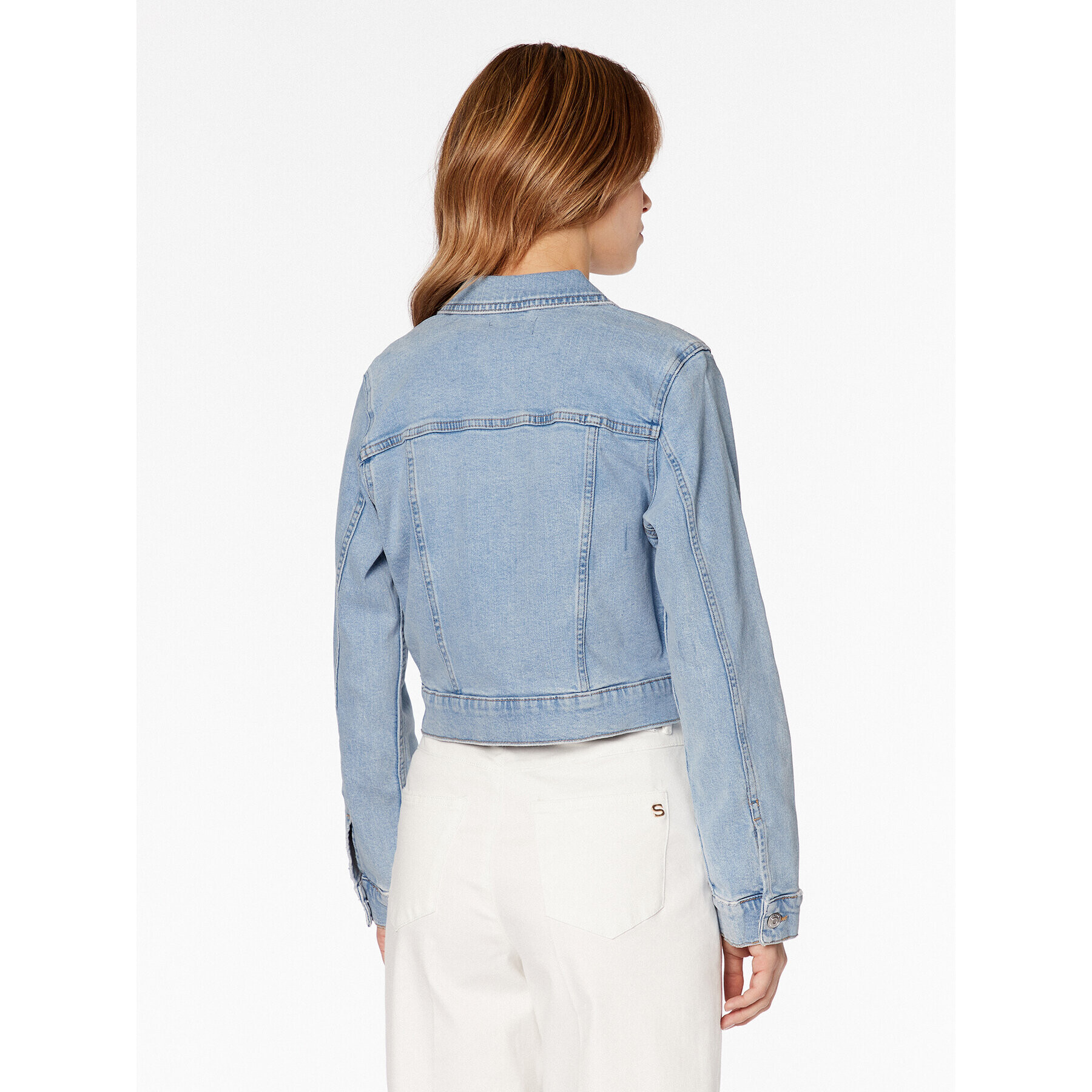 Gina Tricot Jeansová bunda 18792 Modrá Regular Fit - Pepit.cz