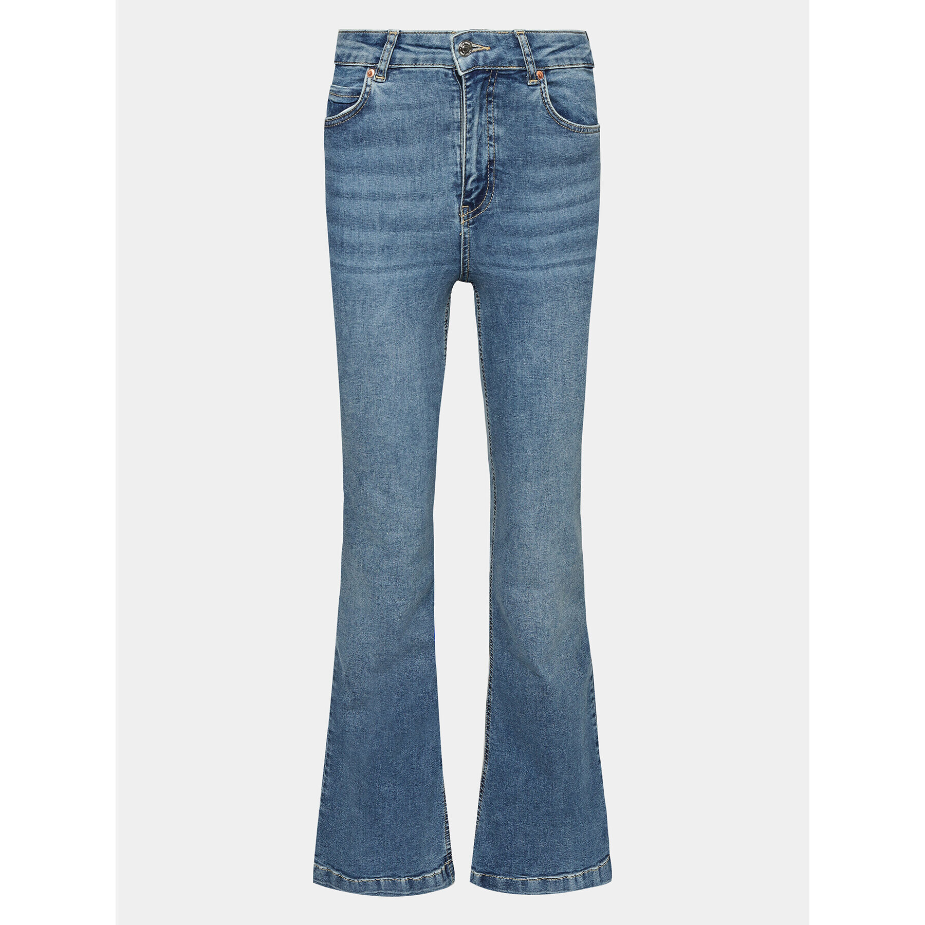 Gina Tricot Jeansy 20573 Modrá Flared Fit - Pepit.cz