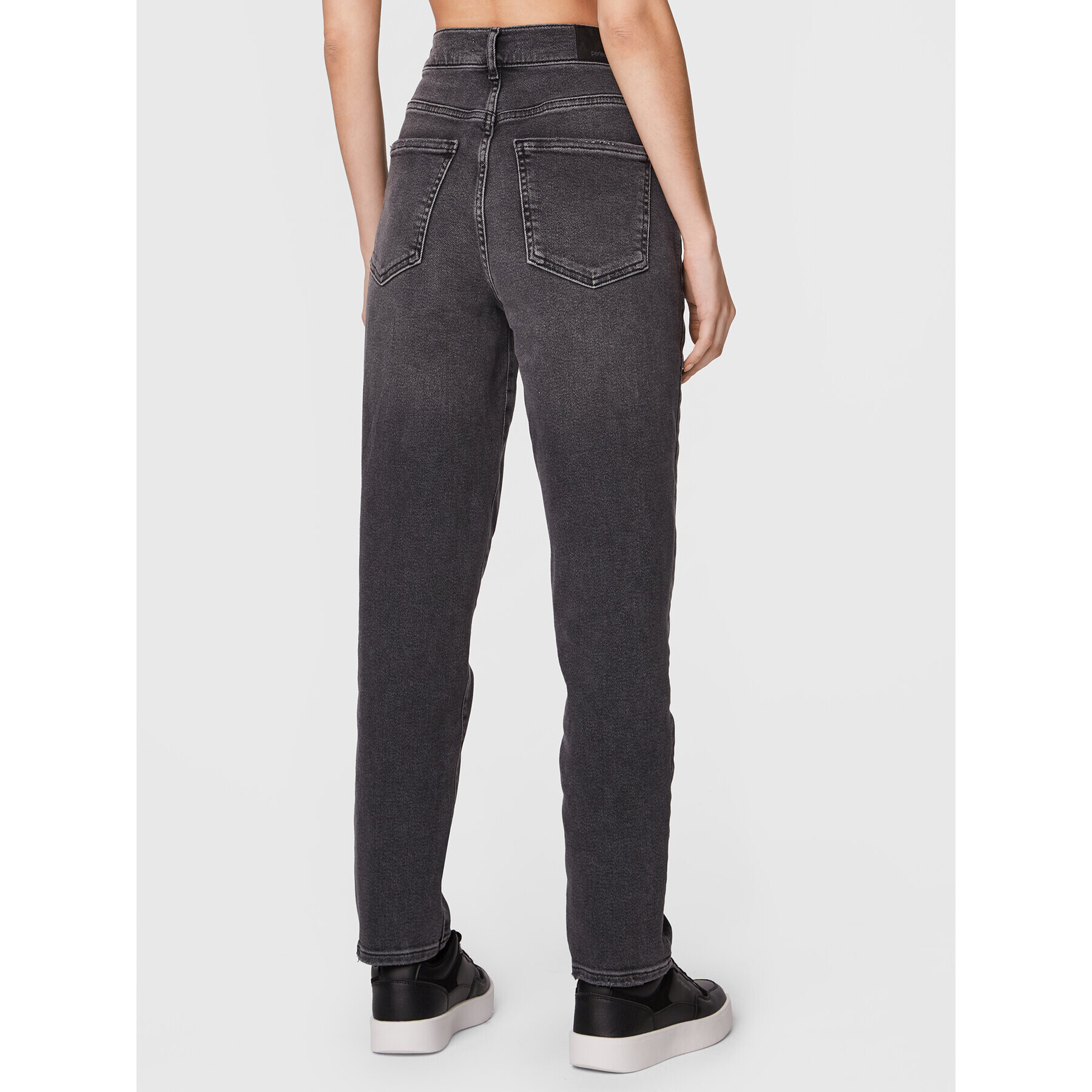 Gina Tricot Jeansy Comfy 86122 Šedá Mom Fit - Pepit.cz