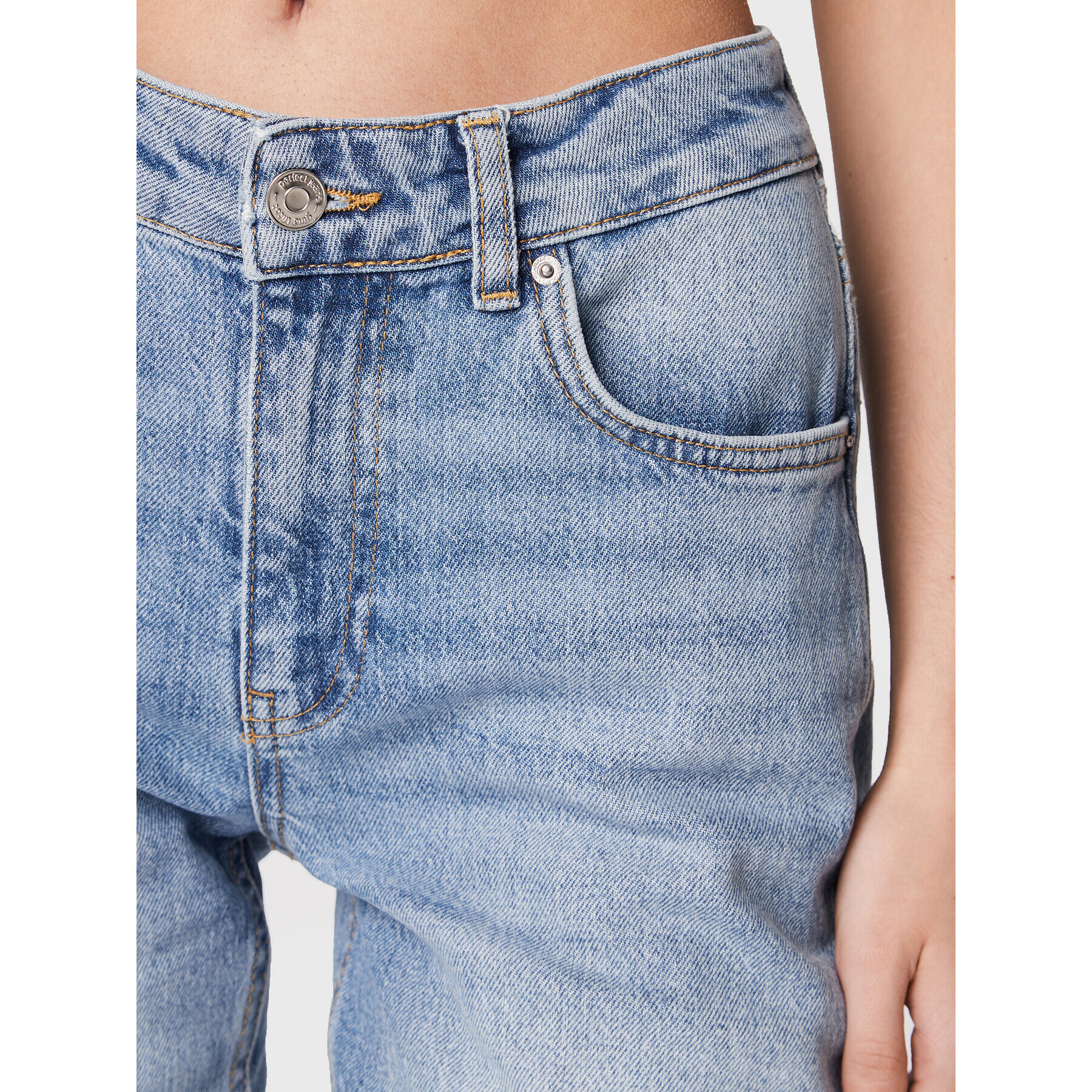 Gina Tricot Jeansy Full Length 16968 Modrá Regular Fit - Pepit.cz