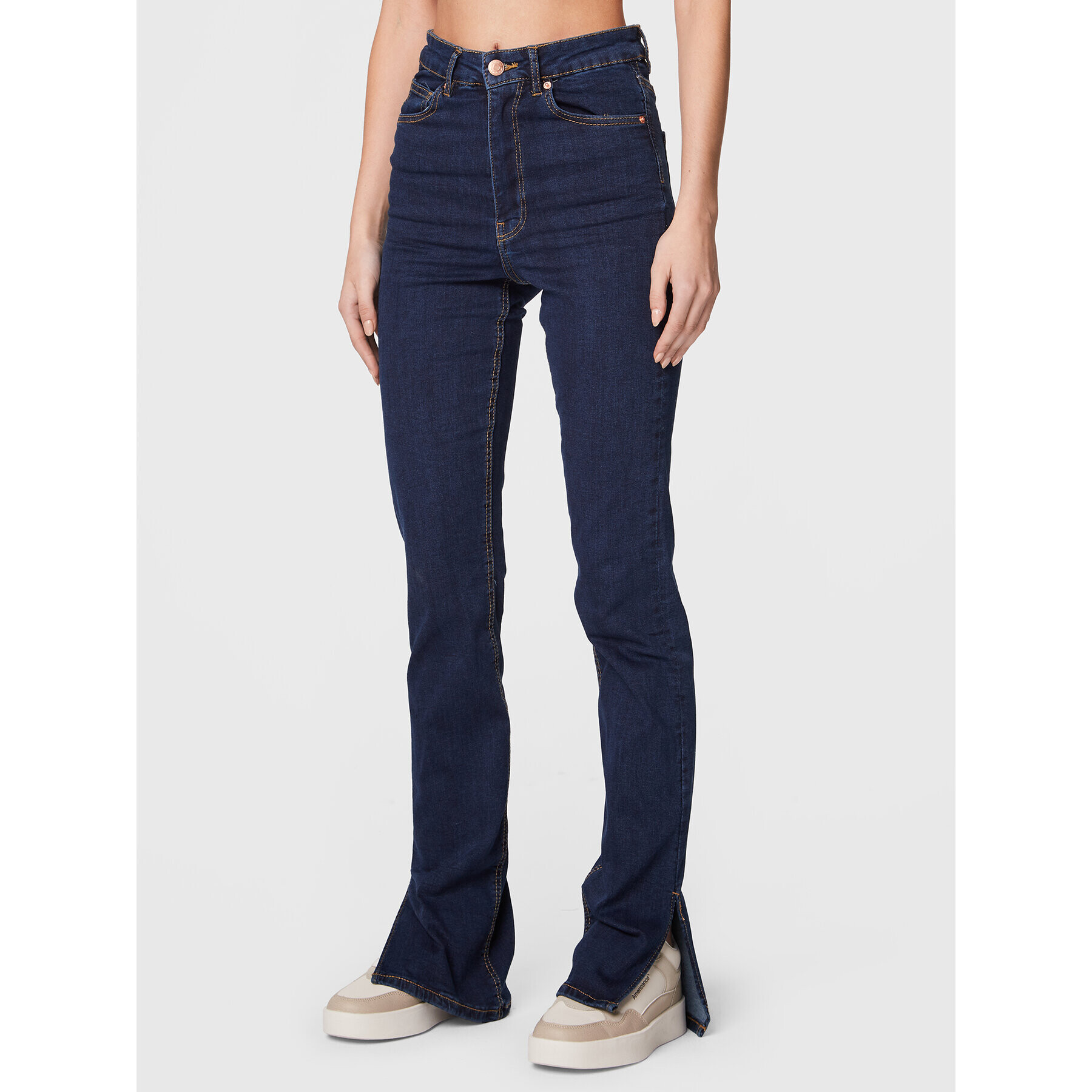 Gina Tricot Jeansy Molly 17849 Tmavomodrá Skinny Fit - Pepit.cz