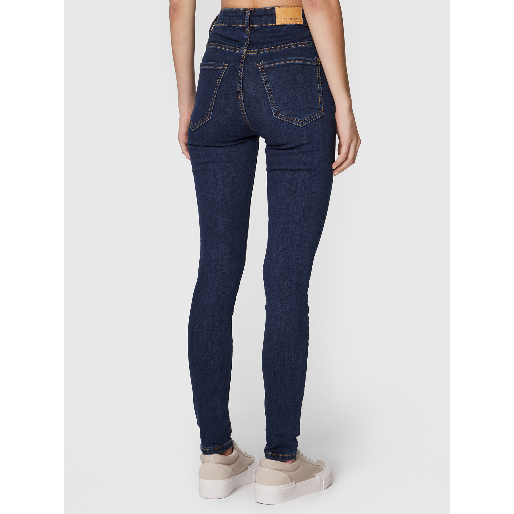 Gina Tricot Jeansy Molly 69765 Tmavomodrá Skinny Fit - Pepit.cz