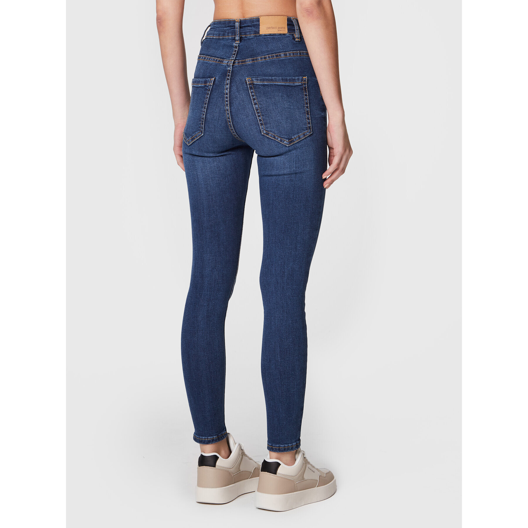 Gina Tricot Jeansy Molly 82050 Tmavomodrá Skinny Fit - Pepit.cz