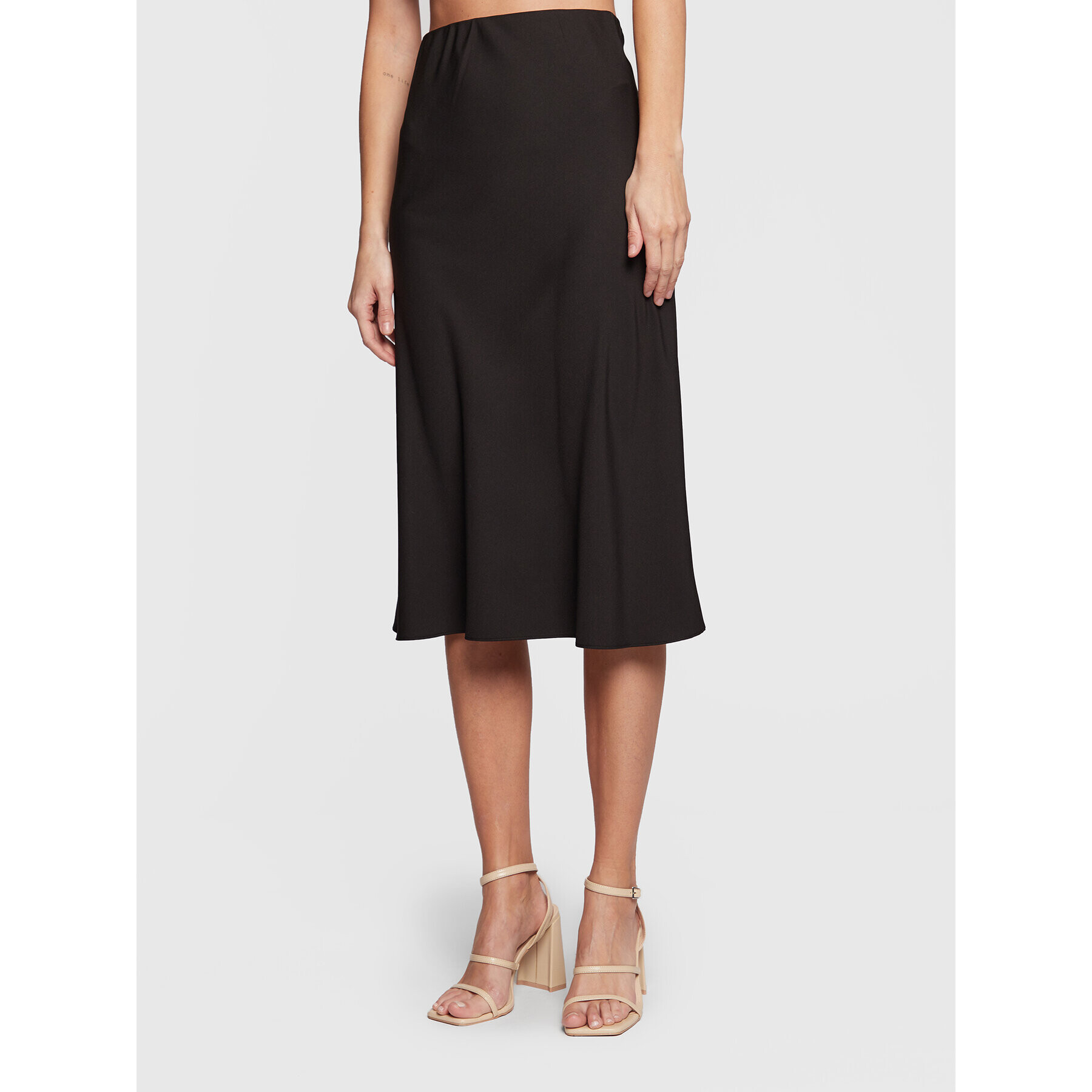 Gina Tricot Midi sukně Mel 17842 Černá Regular Fit - Pepit.cz