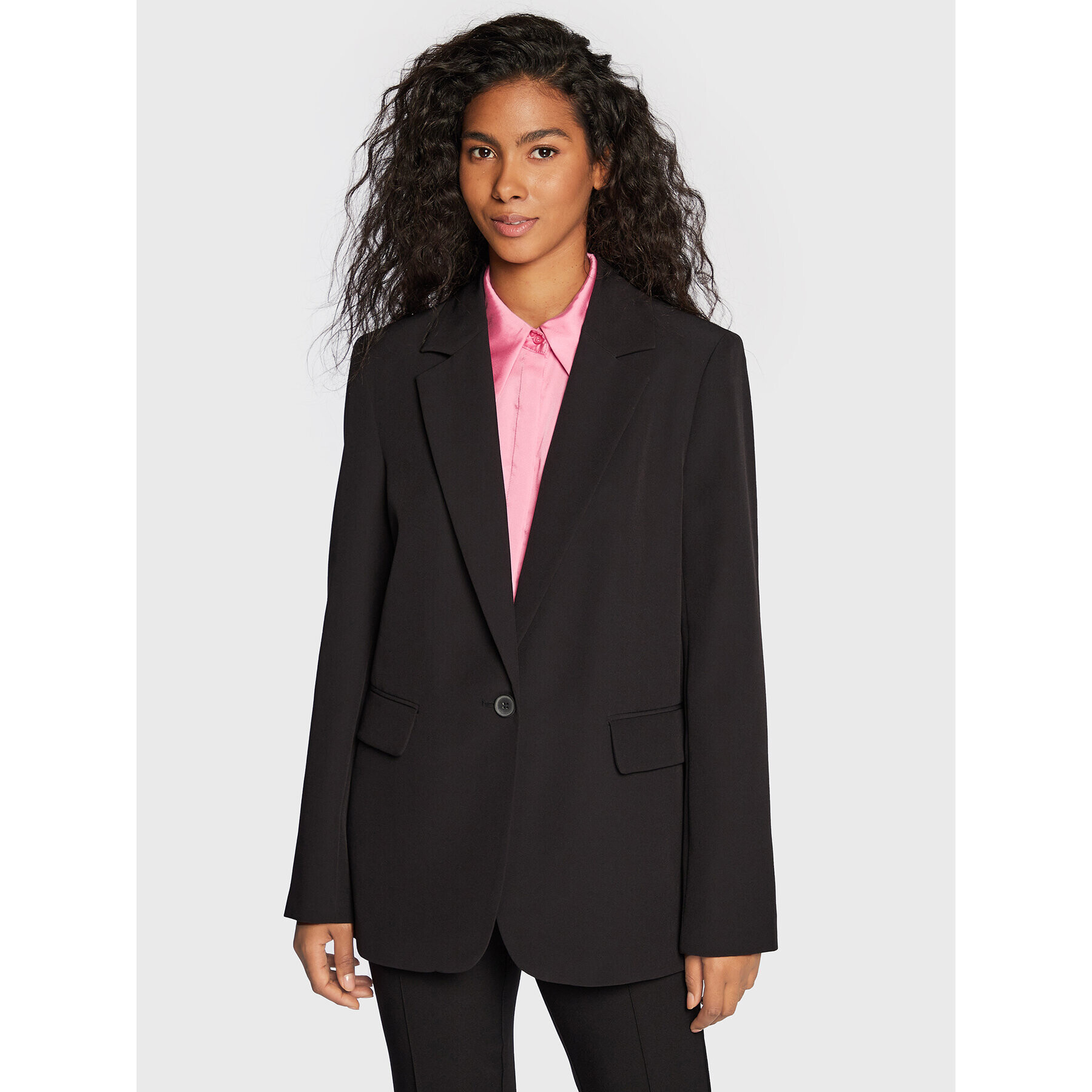 Gina Tricot Sako Ottilia Blazer 11181 Černá Relaxed Fit - Pepit.cz