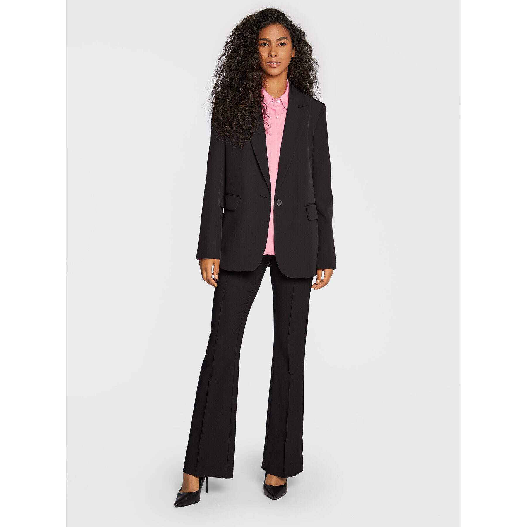 Gina Tricot Sako Ottilia Blazer 11181 Černá Relaxed Fit - Pepit.cz