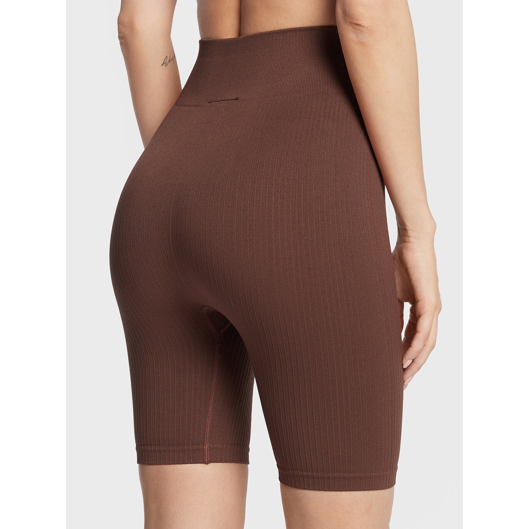 Gina Tricot Sportovní kraťasy Sky Seamless 16534 Hnědá Slim Fit - Pepit.cz