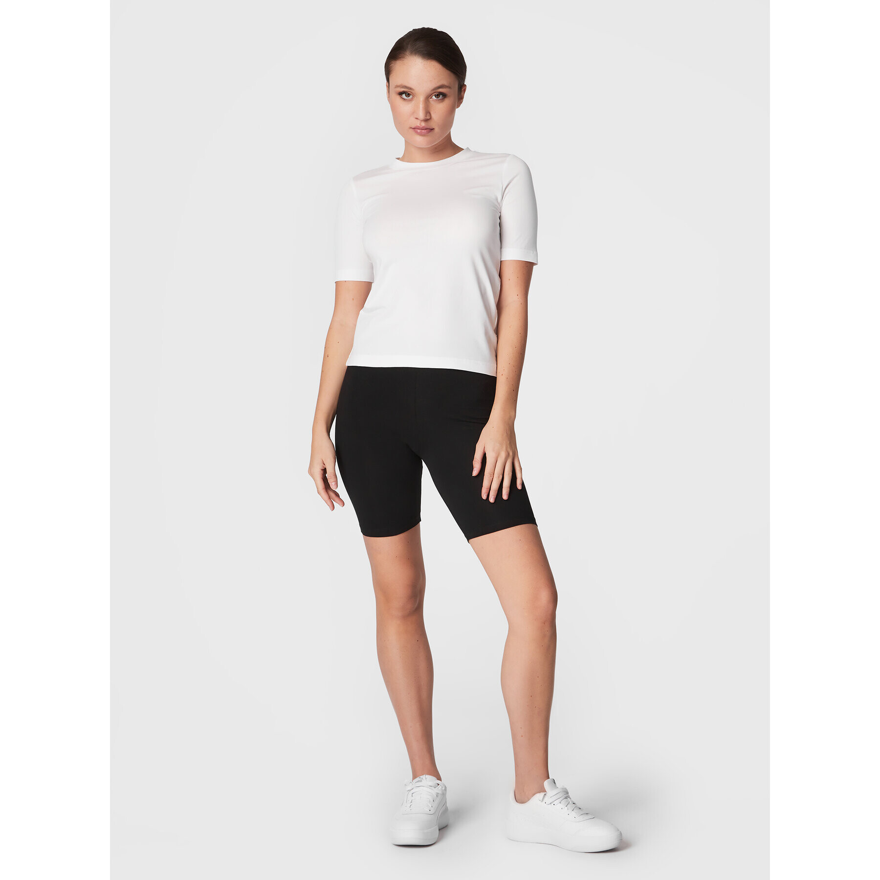 Gina Tricot T-Shirt Basic 17937 Bílá Regular Fit - Pepit.cz