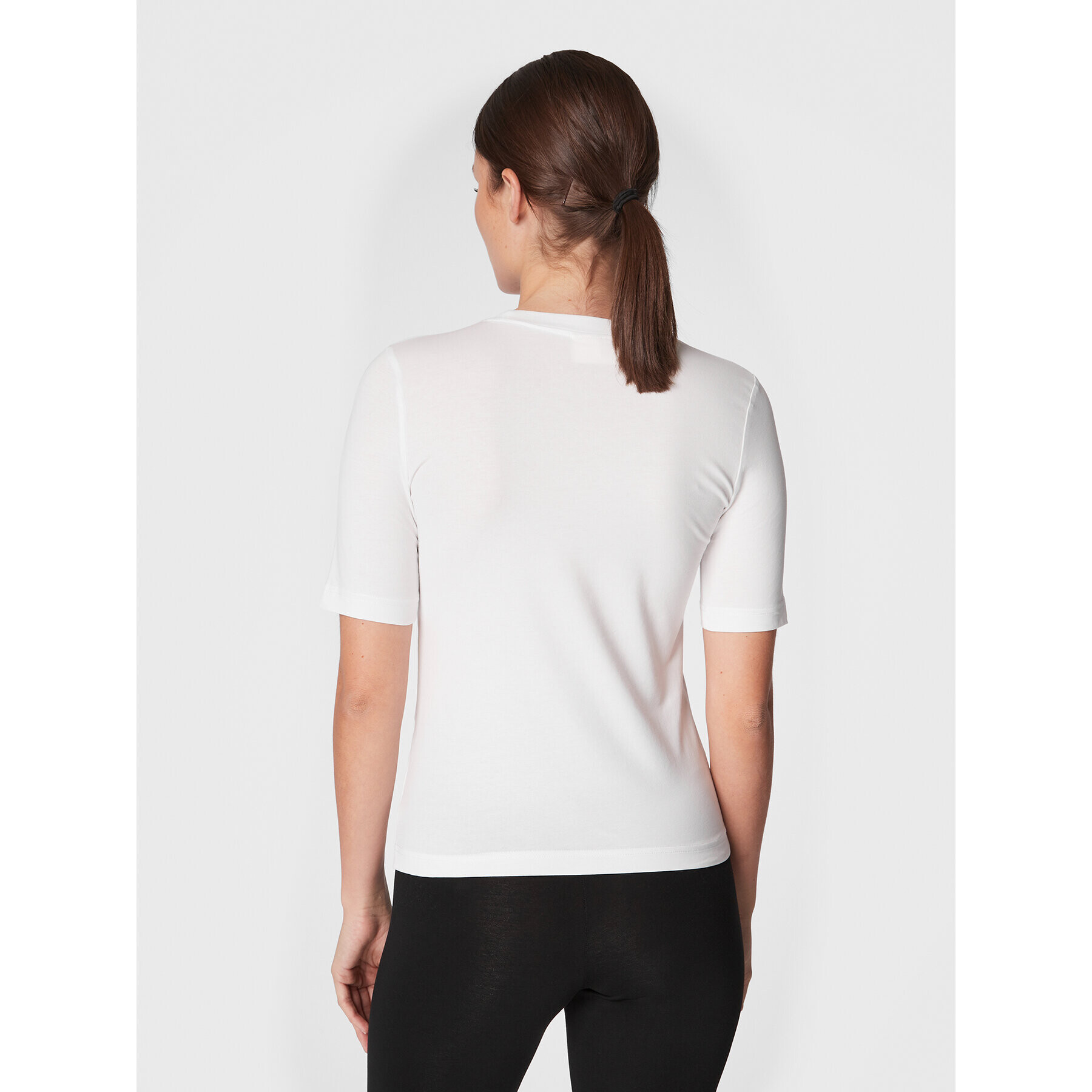 Gina Tricot T-Shirt Basic 17937 Bílá Regular Fit - Pepit.cz