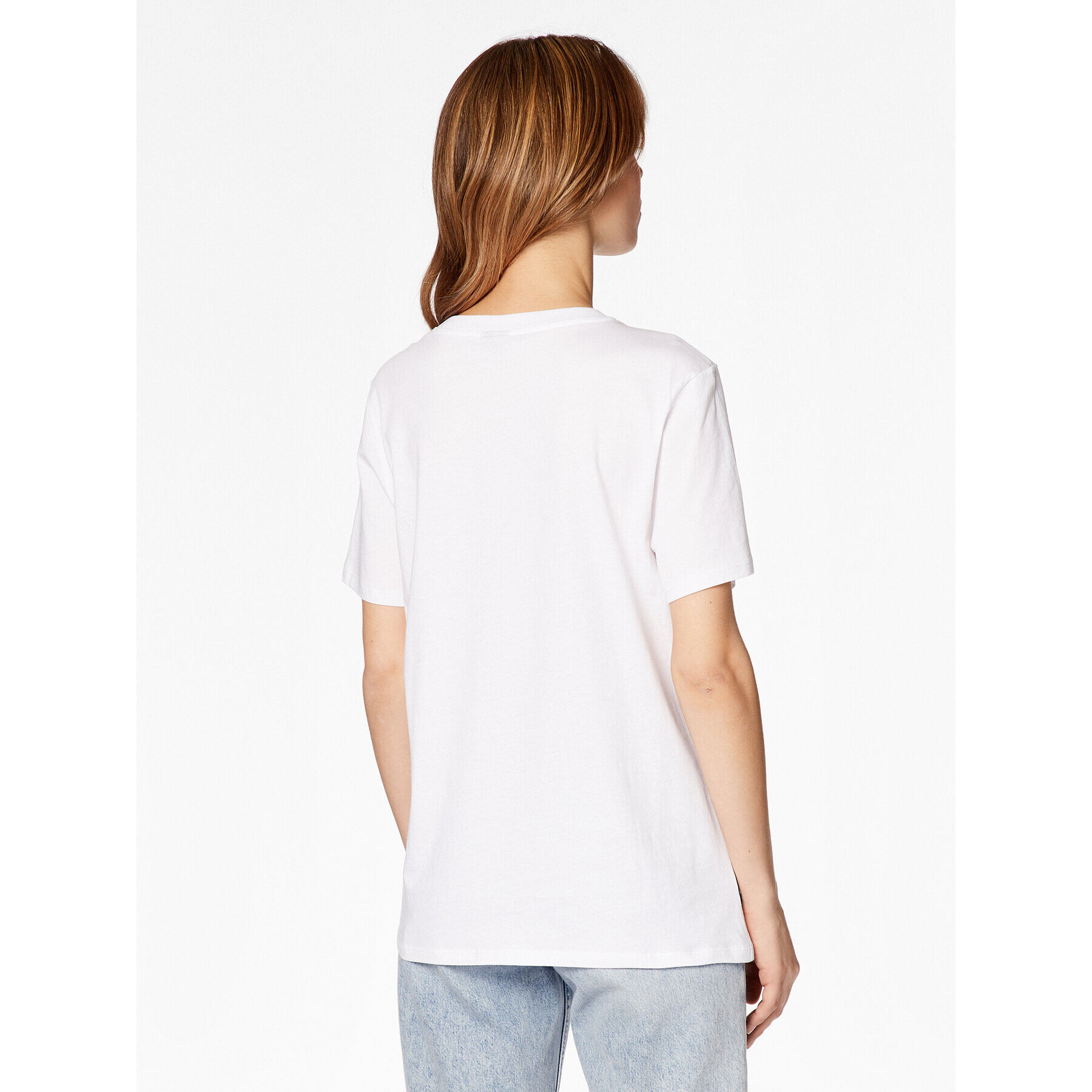 Gina Tricot T-Shirt Ellie 84280 Bílá Relaxed Fit - Pepit.cz