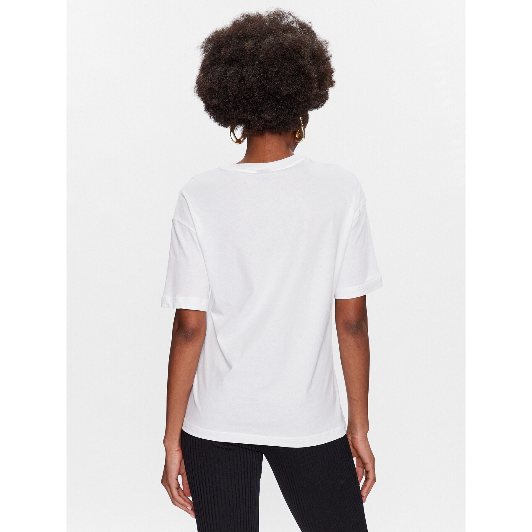 Gina Tricot T-Shirt Printed 15785 Bílá Regular Fit - Pepit.cz