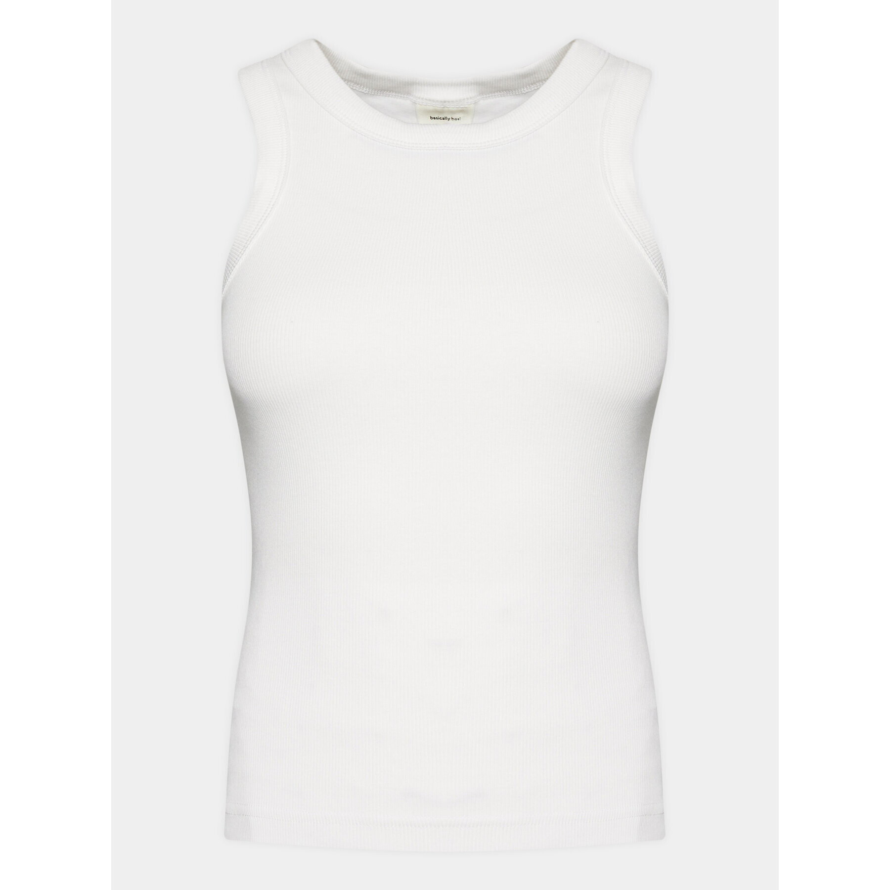 Gina Tricot Top Basic 13894 Bílá Regular Fit - Pepit.cz