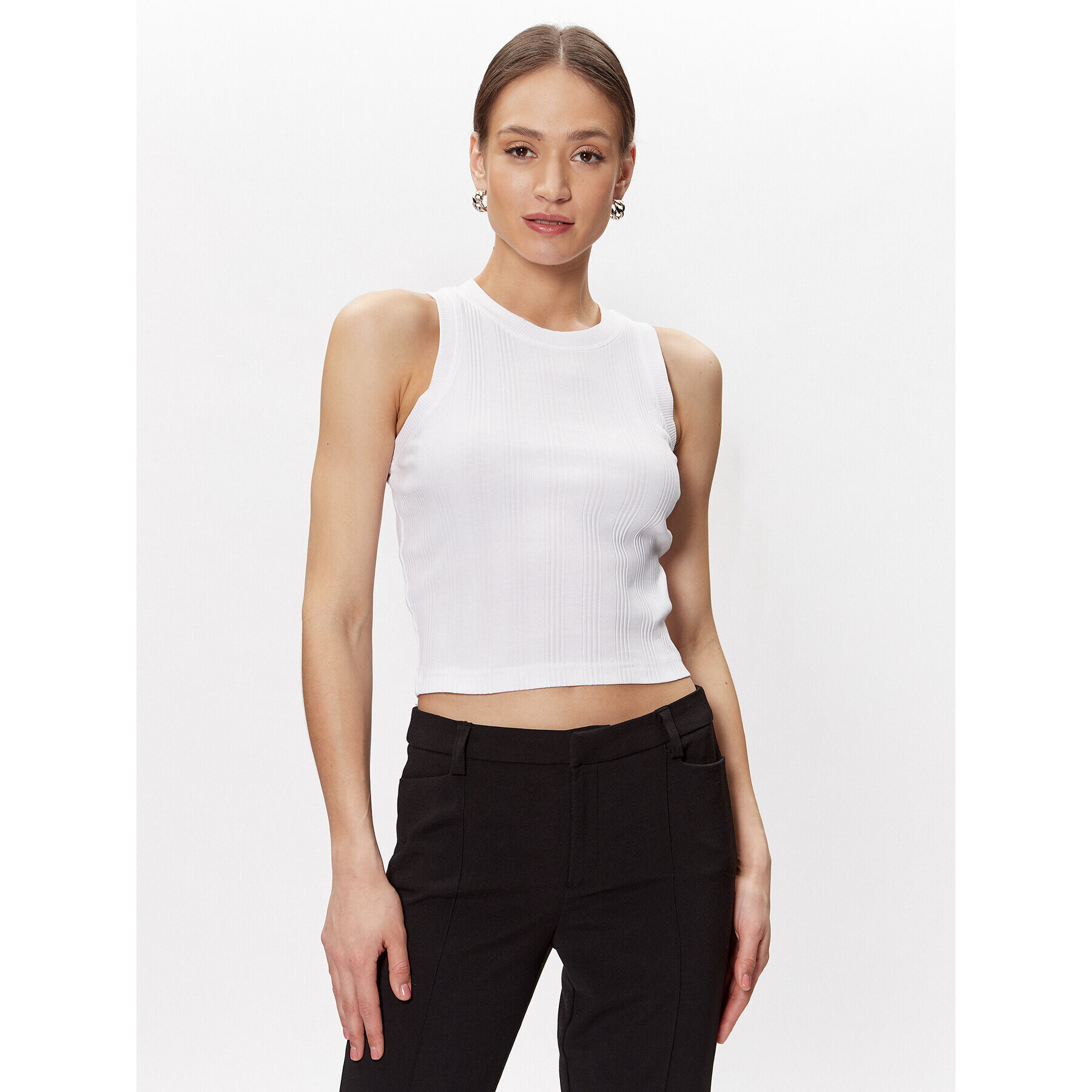 Gina Tricot Top Bonnie 16649 Bílá Regular Fit - Pepit.cz