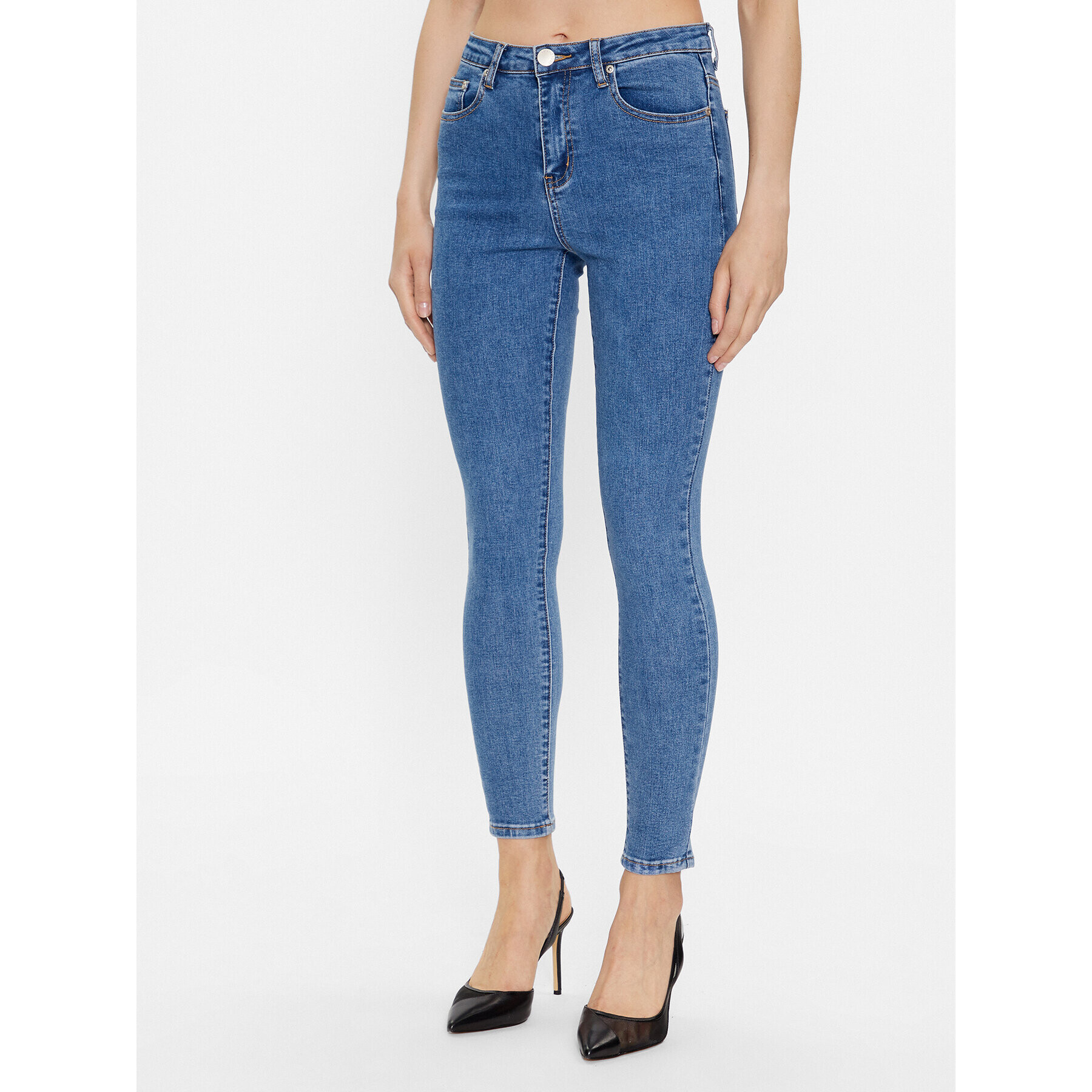 Glamorous Jeansy JL5249A Modrá Slim Fit - Pepit.cz