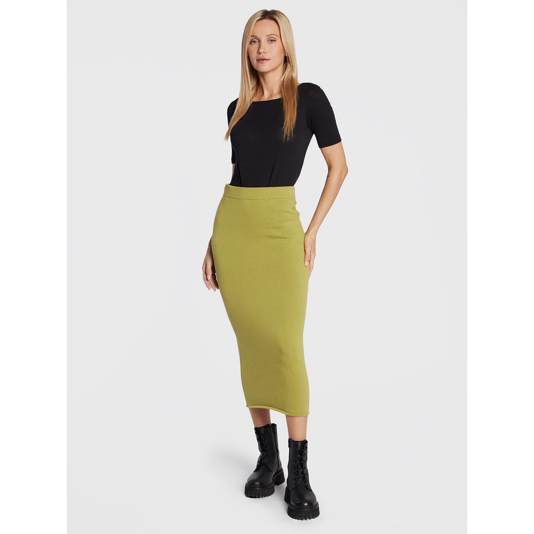 Glamorous Pouzdrová sukně CA0324 Zelená Slim Fit - Pepit.cz