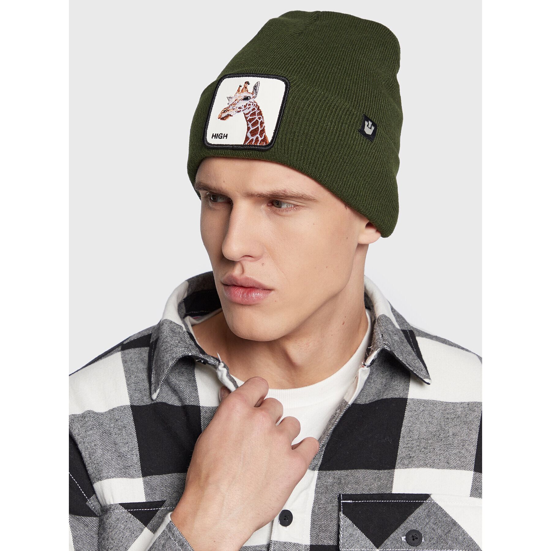 Goorin Bros Čepice Tall Toque 107-0040 Zelená - Pepit.cz