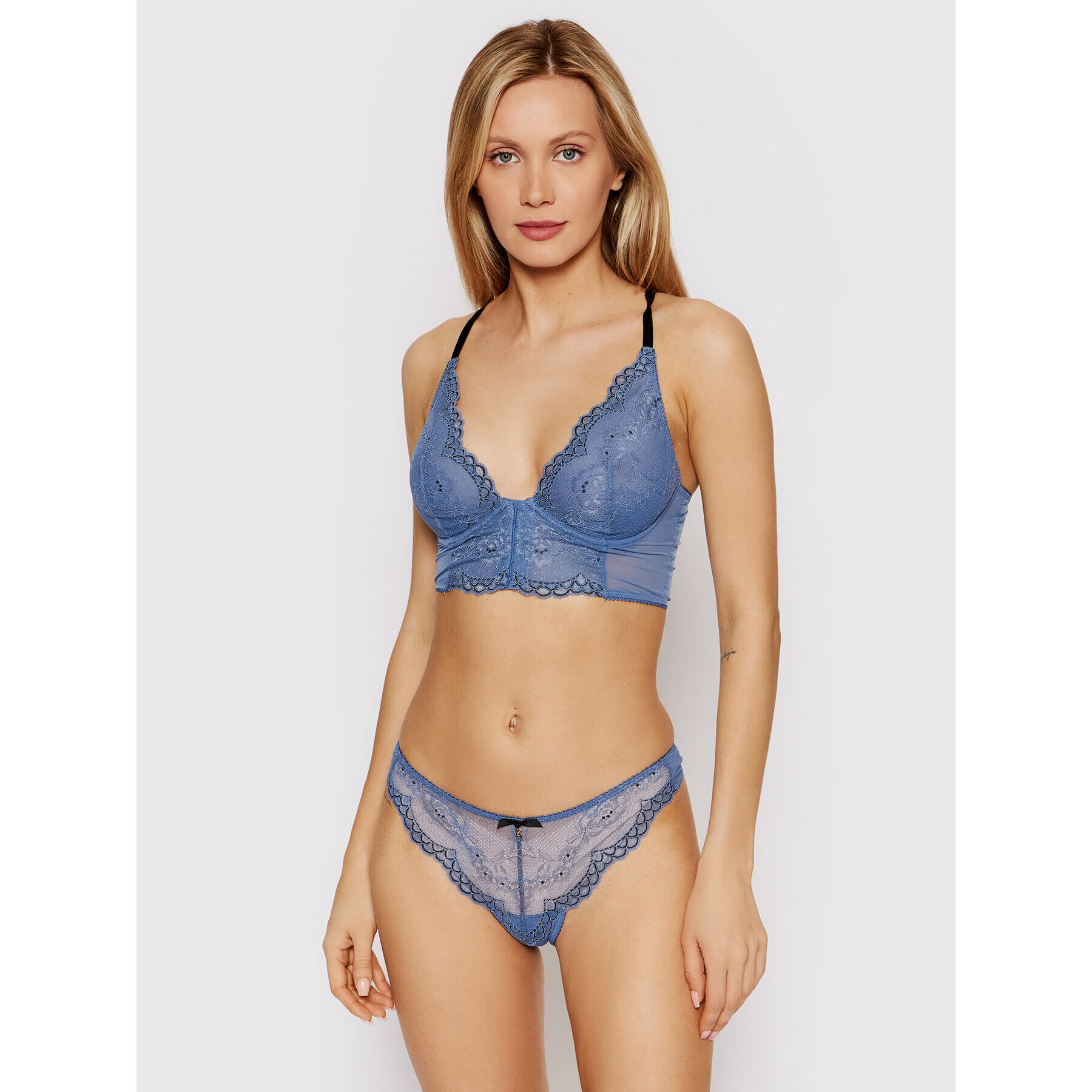 Gossard Kalhotky string Superboos 7716 Modrá - Pepit.cz