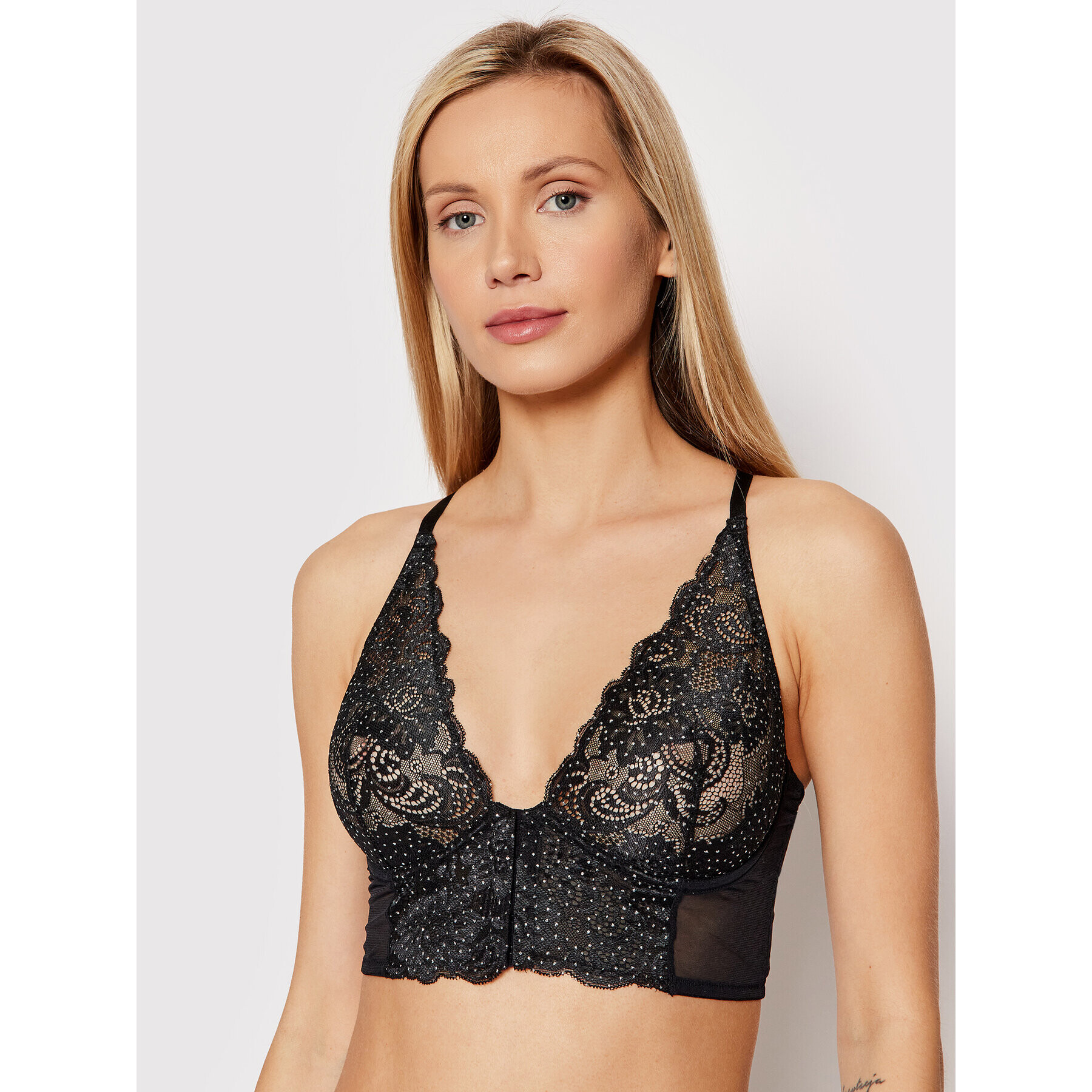 Gossard Podprsenka Bralette Glitter 17708 Černá - Pepit.cz