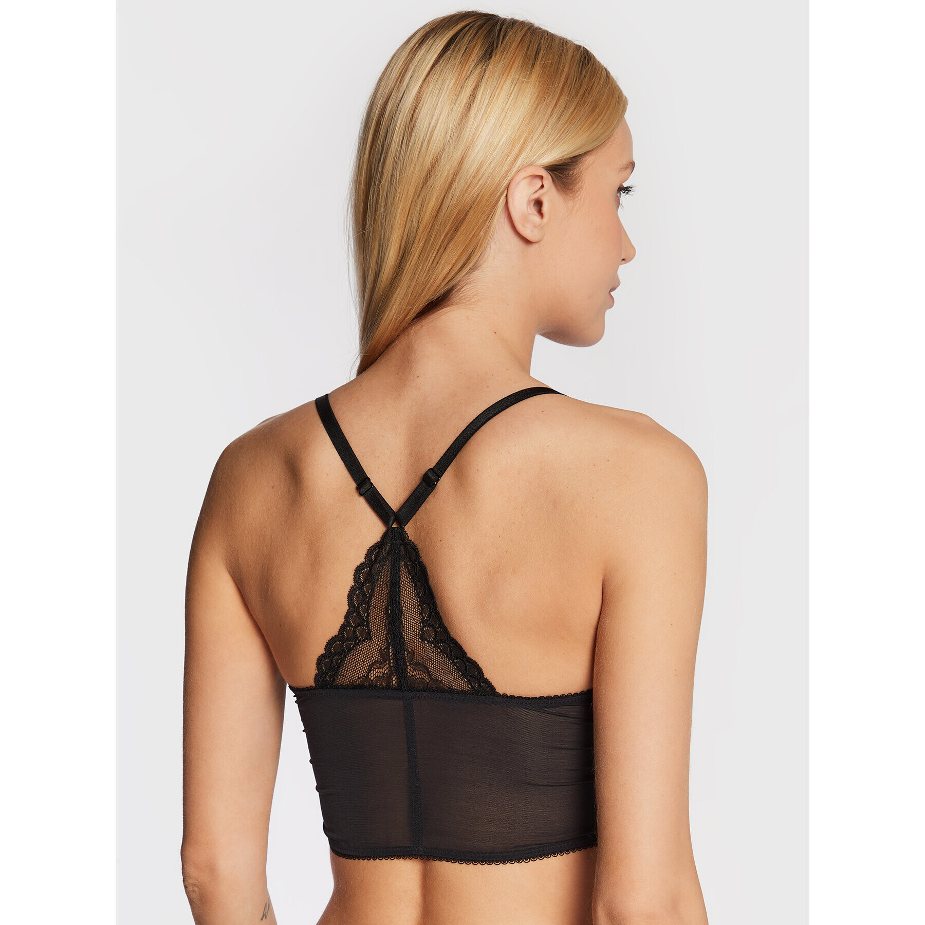 Gossard Podprsenka Bralette Superboost Deep V 7718 Černá - Pepit.cz