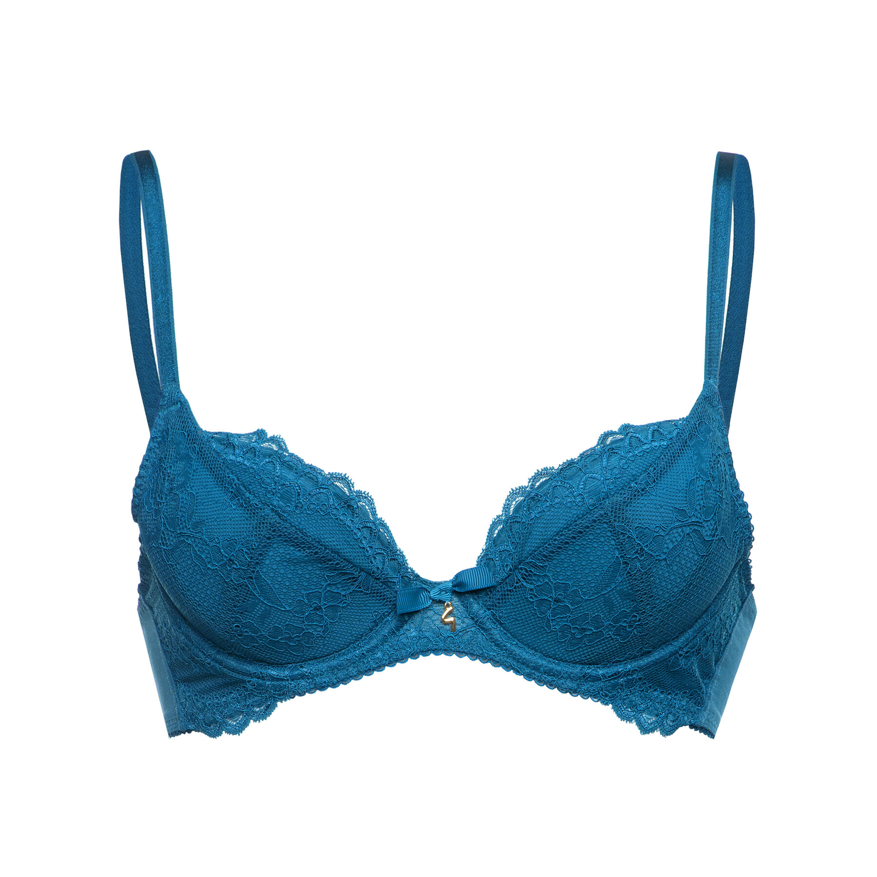 Gossard Podprsenka Push-up Superboost Lace 7711 Modrá - Pepit.cz