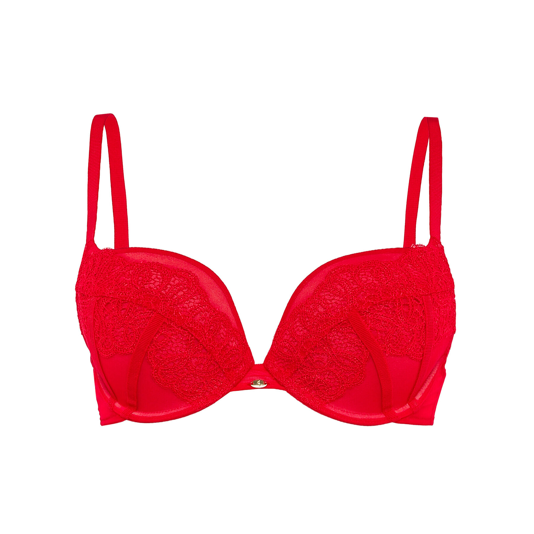 Gossard Podprsenka Push-up Vip Guipure 17101 Červená - Pepit.cz