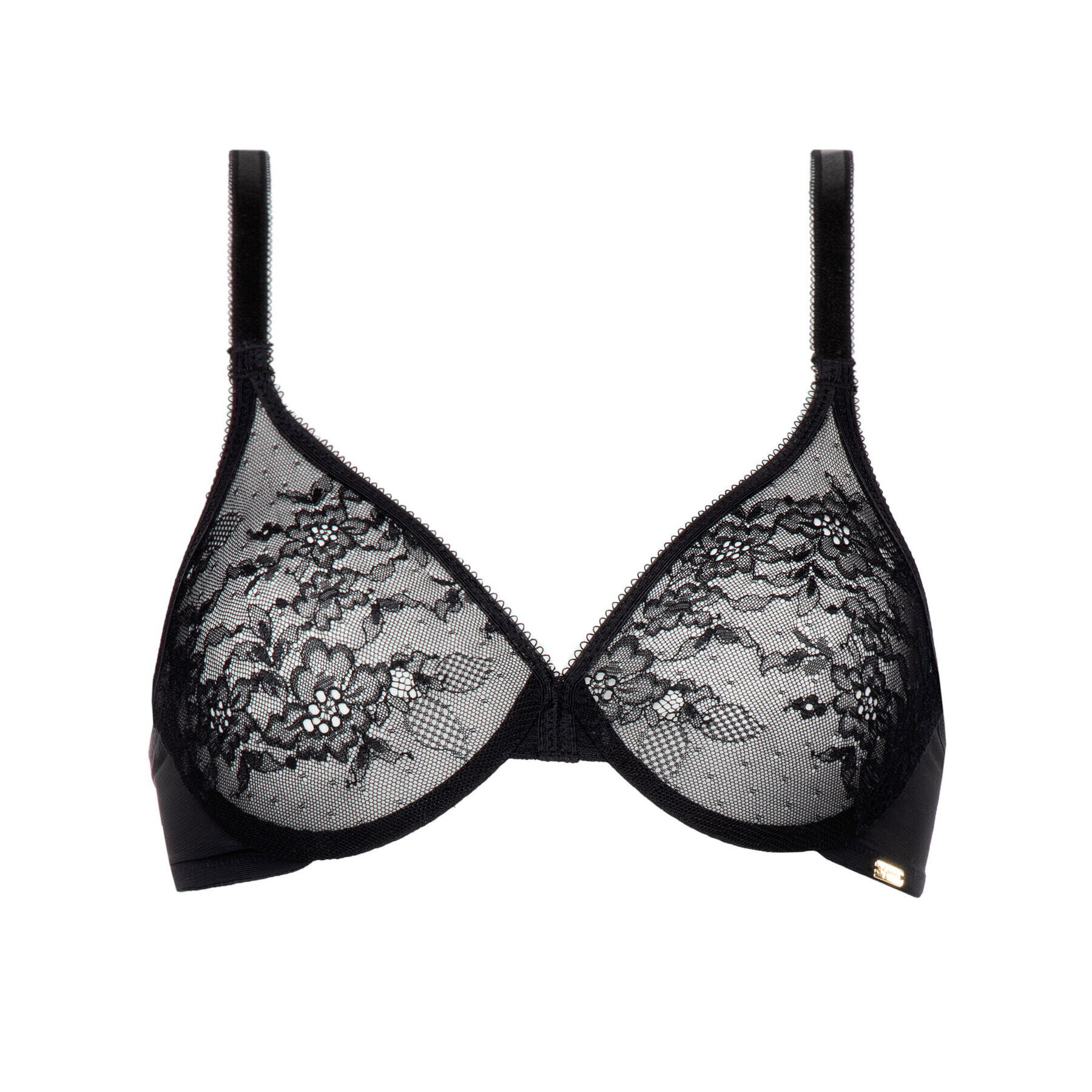 Gossard Podprsenka s kosticemi Lace Sheer 13001 Černá - Pepit.cz