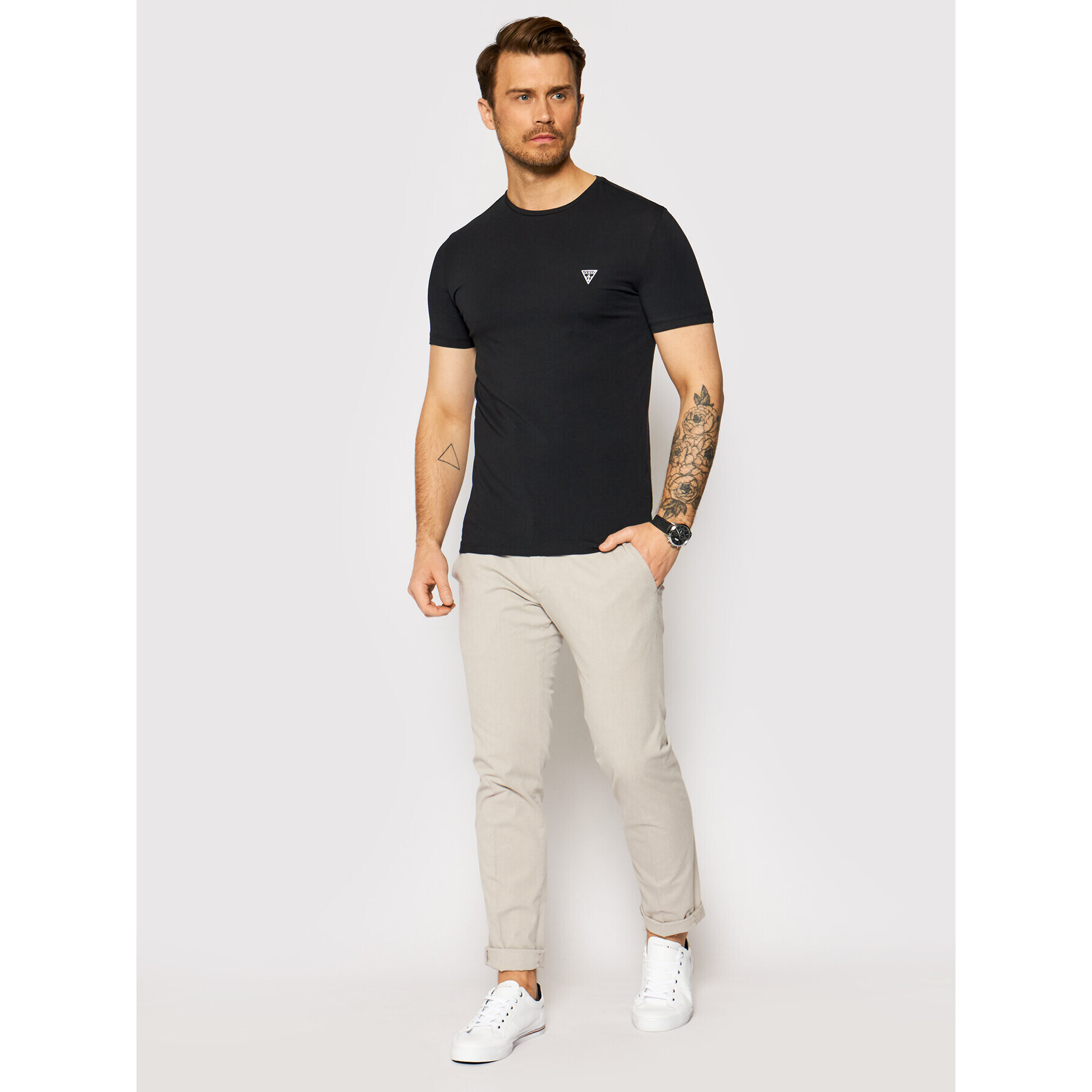 Guess 2-dílná sada T-shirts Hero U97G02 JR003 Černá Slim Fit - Pepit.cz