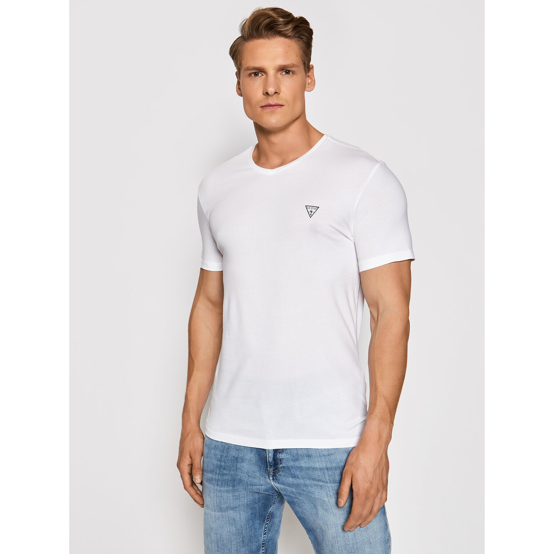 Guess 2-dílná sada T-shirts U97G03 JR003 Bílá Slim Fit - Pepit.cz